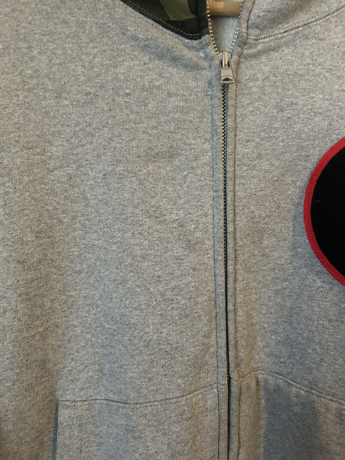 Bape Bape Shadow Grey Full Zip Hoodie Size US S / EU 44-46 / 1 - 9 Thumbnail