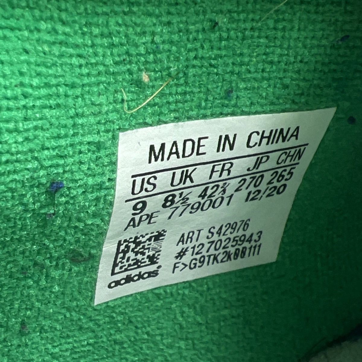 Adidas Human made low green Size US 9 / EU 42 - 9 Thumbnail