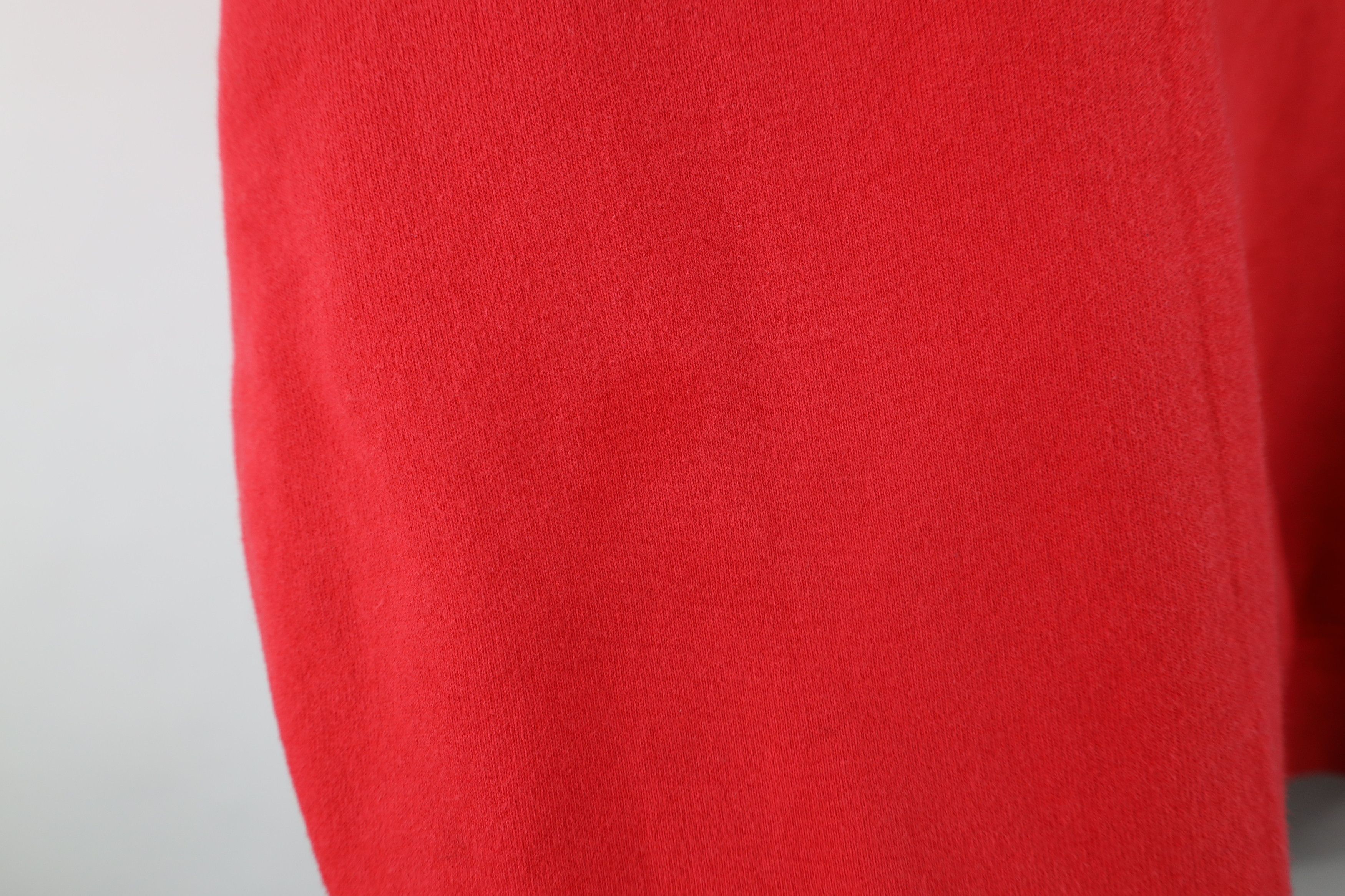 Champion Vintage 90s Champion Classic Logo Crewneck Sweatshirt Red Size US L / EU 52-54 / 3 - 6 Thumbnail