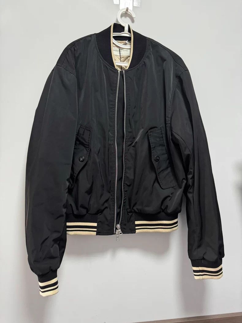 Dries Van Noten Black Quilted Jacket