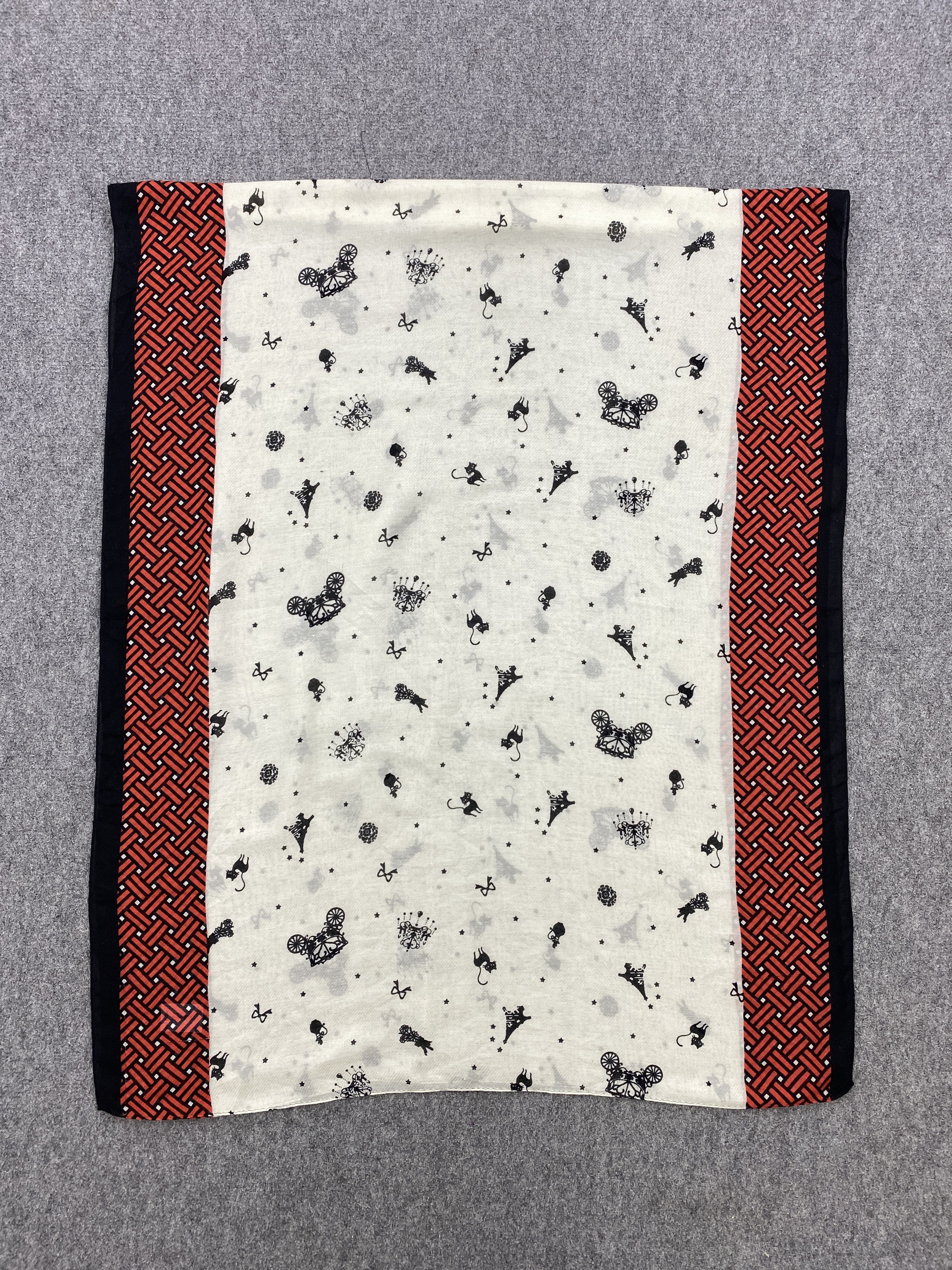 Other Licentia Wool Scarf Shawl Babushka head Scarf SN0041 Size ONE SIZE - 3 Thumbnail