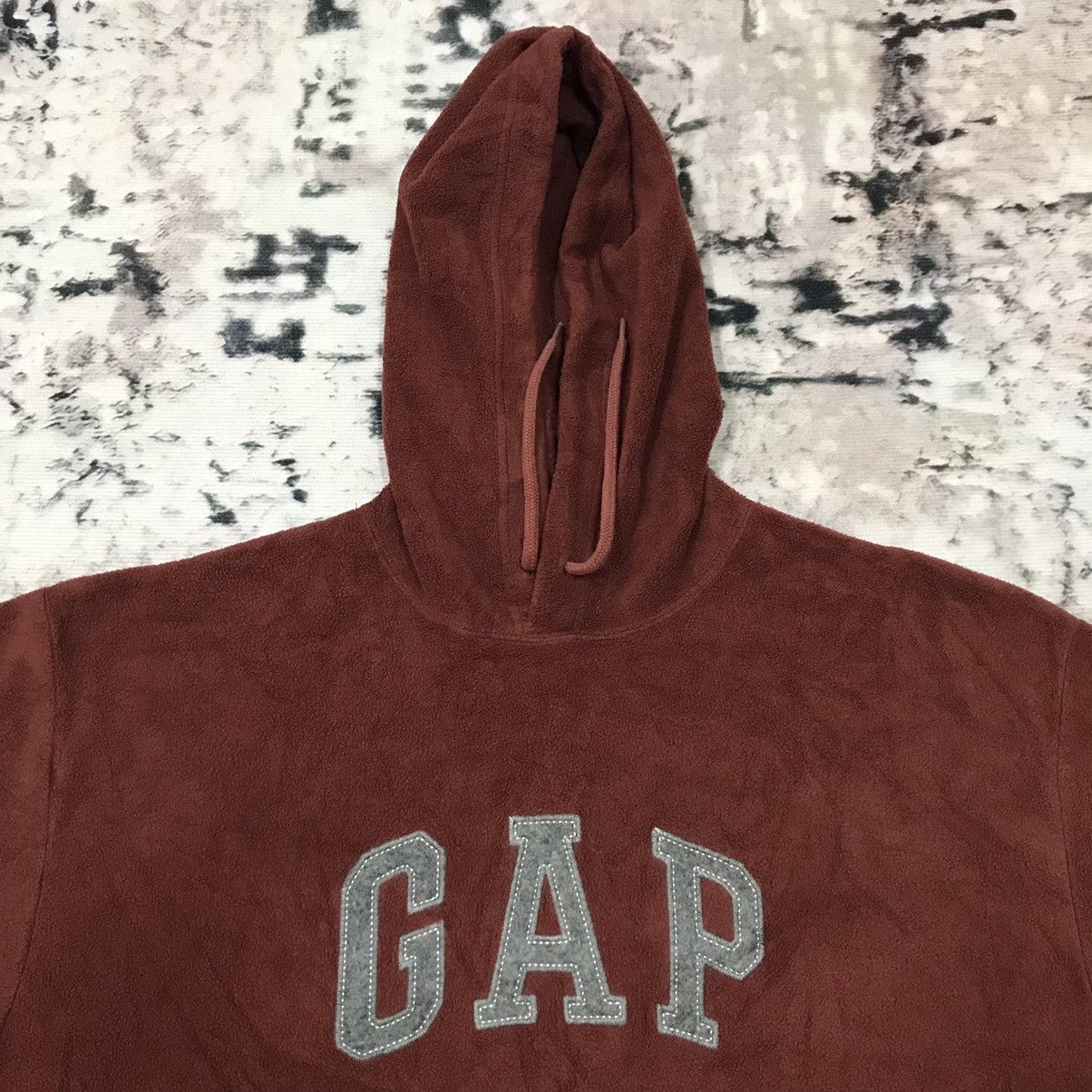 Gap × Vintage Vintage Gap Pullover Fleece Sweater Hoodie Size US L / EU 52-54 / 3 - 3 Thumbnail