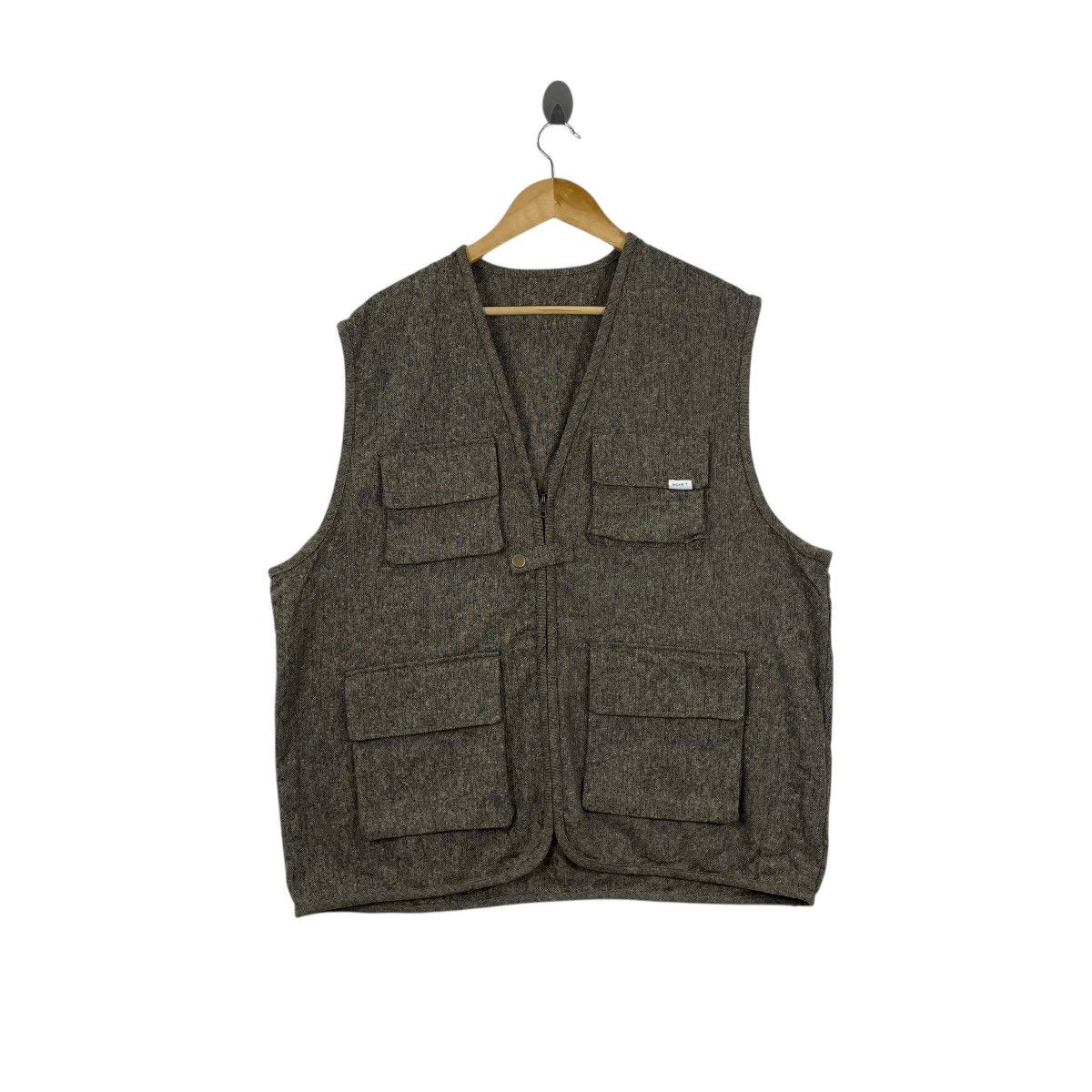 Japanese Brand Vintage MUHET Japan Tactical Zipper Vest Size US L / EU 52-54 / 3 - 1 Thumbnail