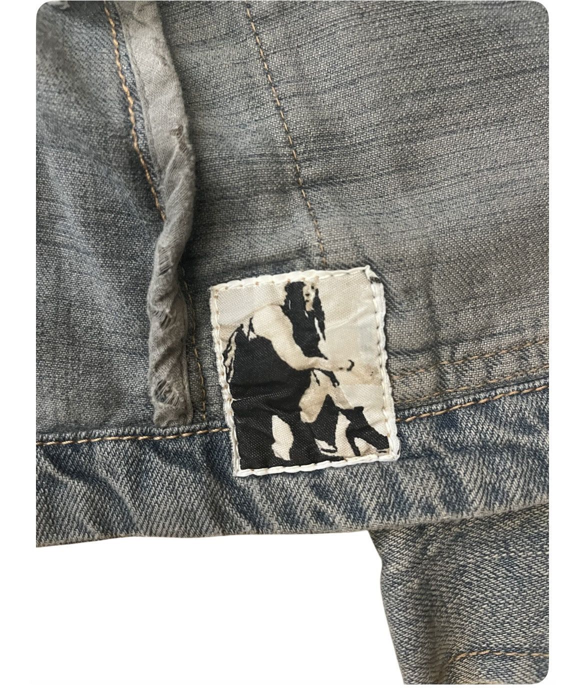 Rick Owens Drkshdw Rick Owens DRKSHDW Mastodon Denim Jacket Size US L / EU 52-54 / 3 - 6 Thumbnail