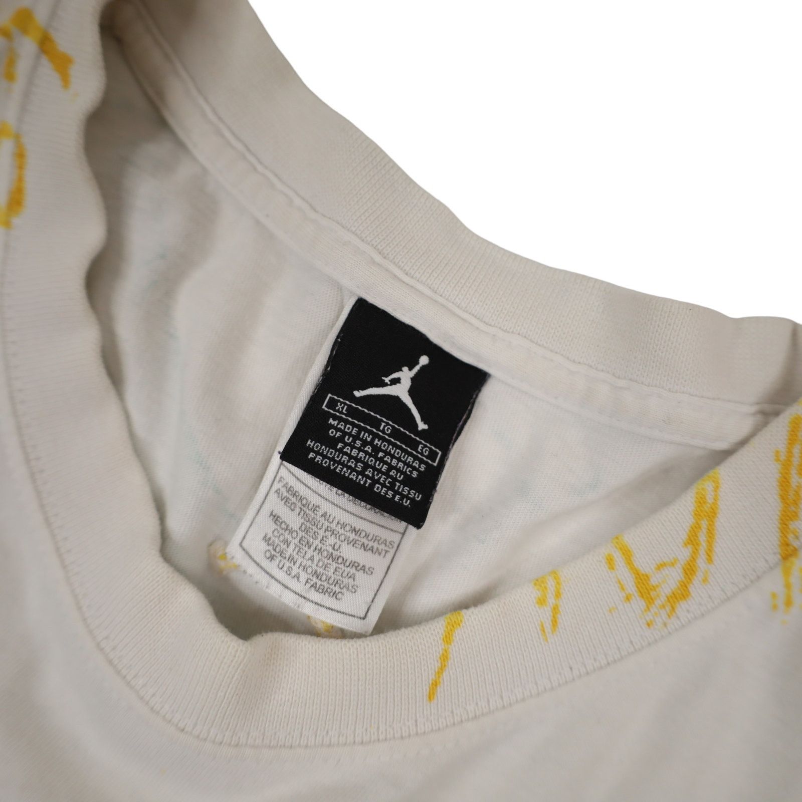 Jordan Brand × Nike × Vintage Vintage Y2k Nike Air Jordan Allover Print Graphic T Shirt Size US XL / EU 56 / 4 - 5 Thumbnail
