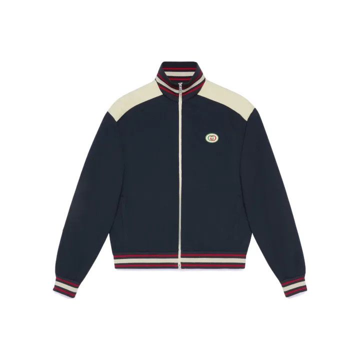 Gucci Gucci SS23 Logo Embroidered Long Sleeve Jacket Size US S / EU 44-46 / 1 - 1 Thumbnail