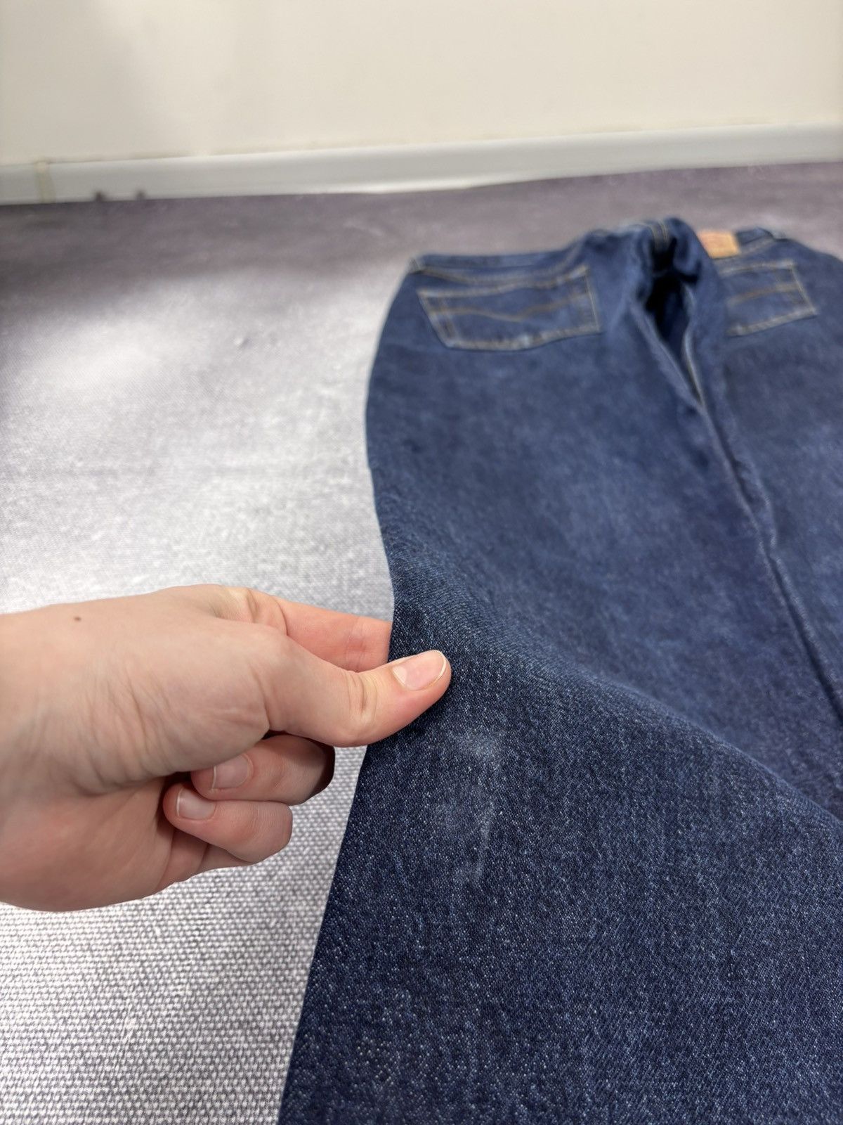 Levi's Vintage Levi’s 501 Men’s Dark Blue Denim Jeans Size US 30 / EU 46 - 4 Thumbnail