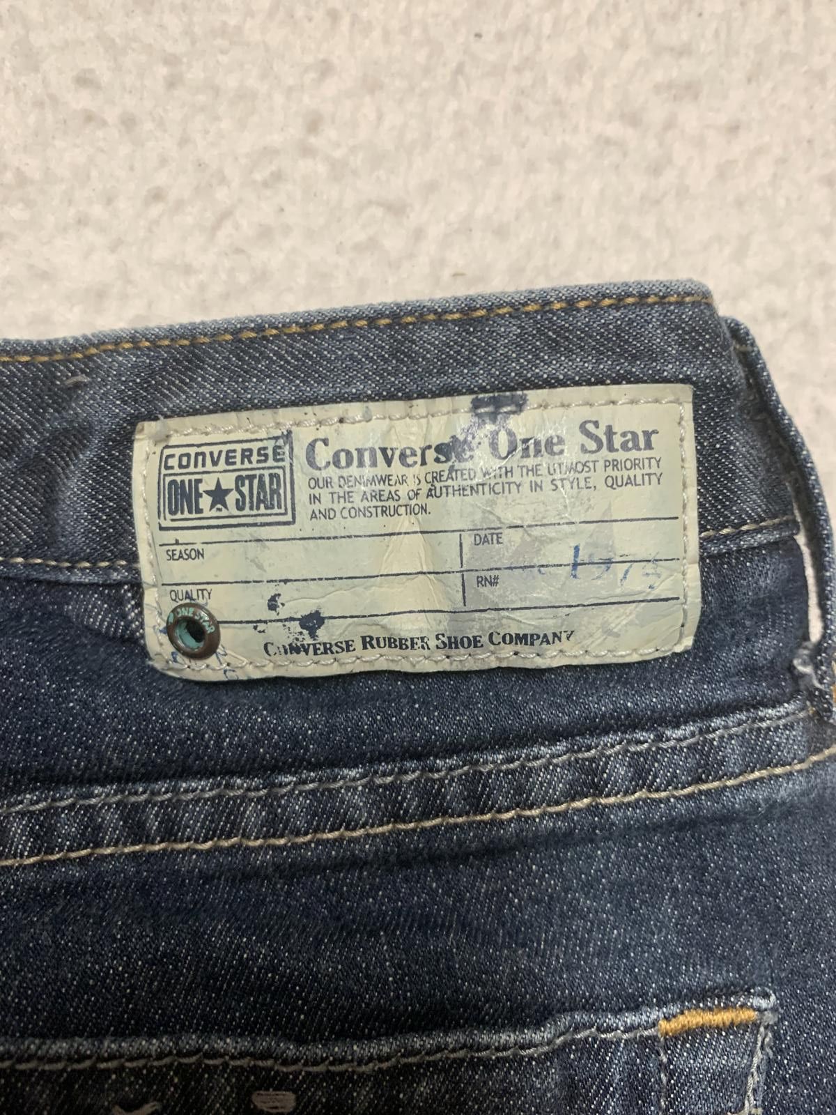 Converse Converse One Star Denim Jeans Women's Sz 10 Classic W30 x 30 Size 32" / US 10 / IT 46 - 2 Thumbnail