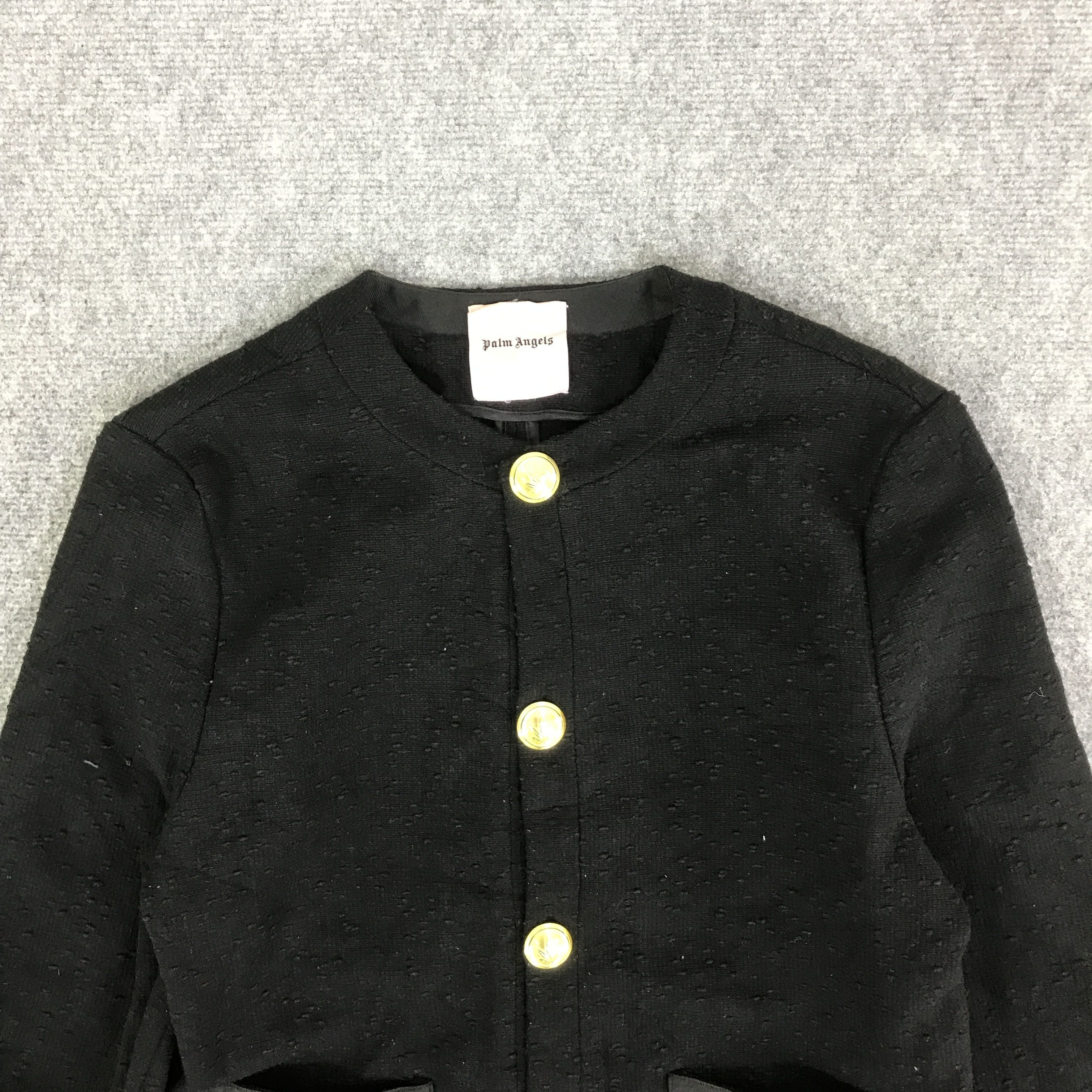 Palm Angels PALM ANGELS GOLD BUTTON WOMAN JACKET K100B9 Size US L / EU 52-54 / 3 - 2 Thumbnail