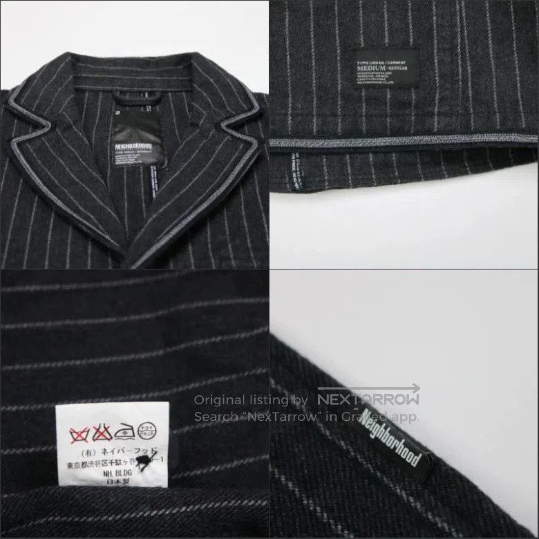 Neighborhood NEIGHBORHOOD NUMBERS PINSTRIPE JKT. Size US M / EU 48-50 / 2 - 5 Thumbnail