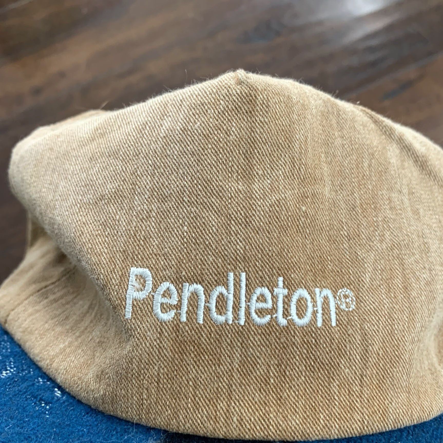 Pendleton VINTAGE Pendleton Wool Men Baseball Cap Adjustable Aztec Geometric 80s 90s Casual Blue Size ONE SIZE - 3 Thumbnail