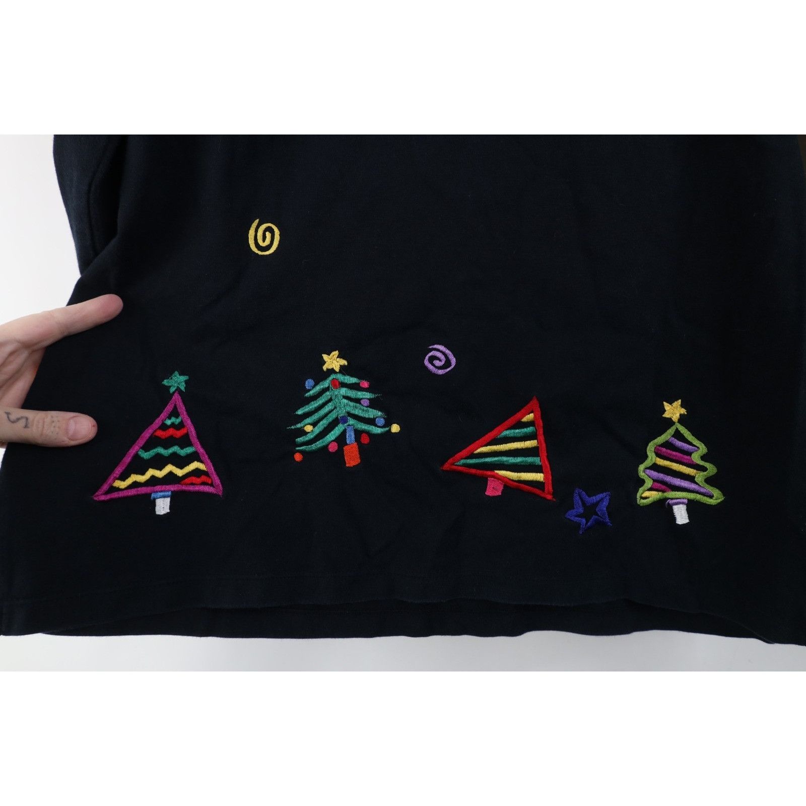 Vintage Vintage 90s Michael Simon Lite Christmas Tree T-Shirt Size M / US 6-8 / IT 42-44 - 11 Thumbnail