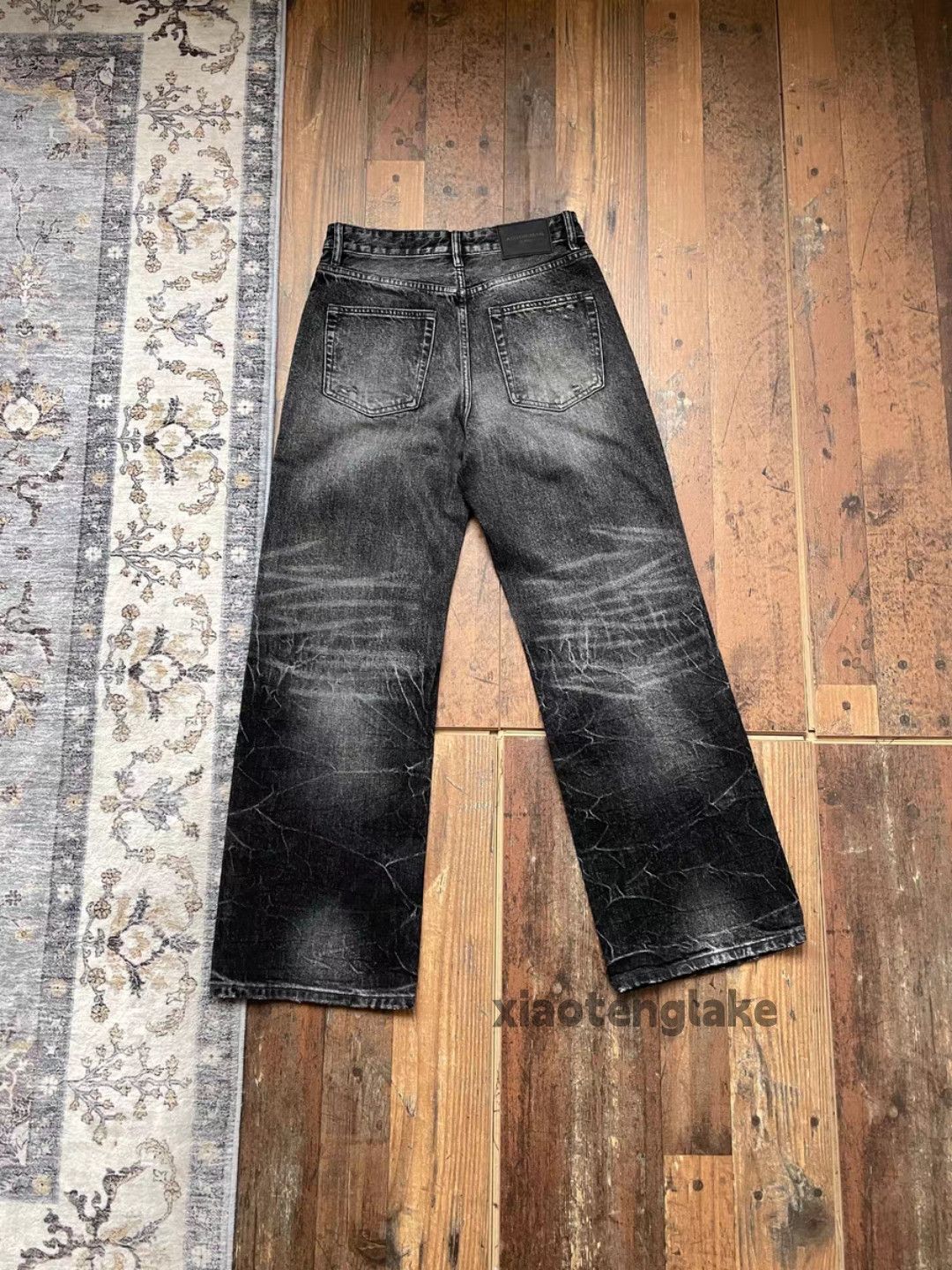 Jean xz vintage distressed faded cleanfit yuppie jeans Size US 34 / EU 50 - 2 Thumbnail