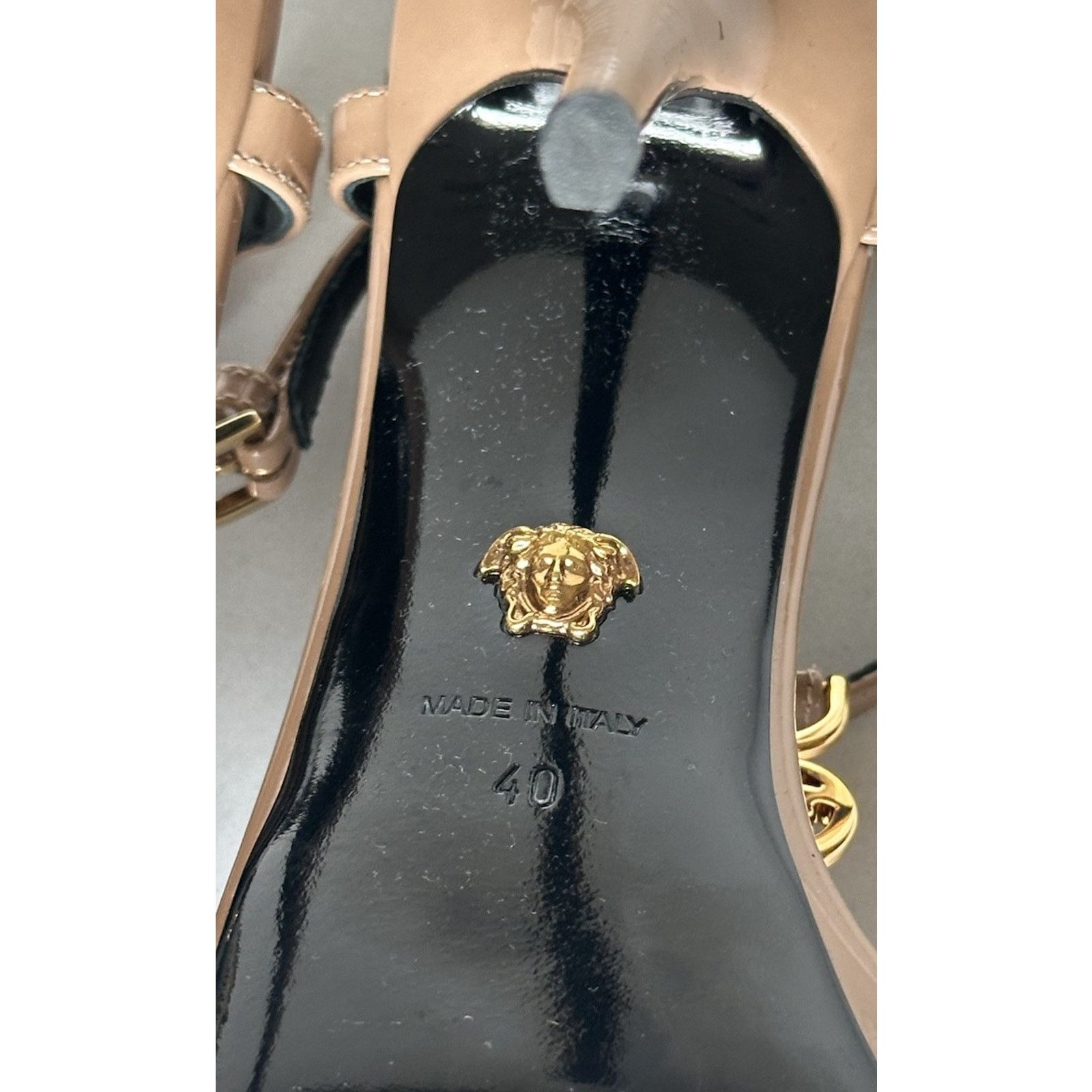 Versace Versace Leather Pump Shoes Sandals Blush 10 US 013713 Size US 10 / IT 40 - 19 Thumbnail