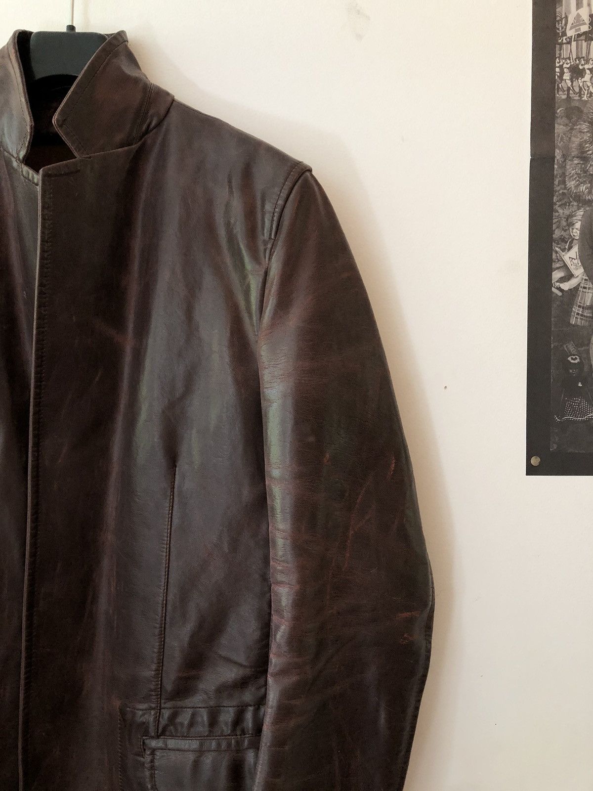 Dsquared2 Dsquared2 Ds2 Dsquared leather Coat Jacket Designer Archive Size US S / EU 44-46 / 1 - 8 Thumbnail
