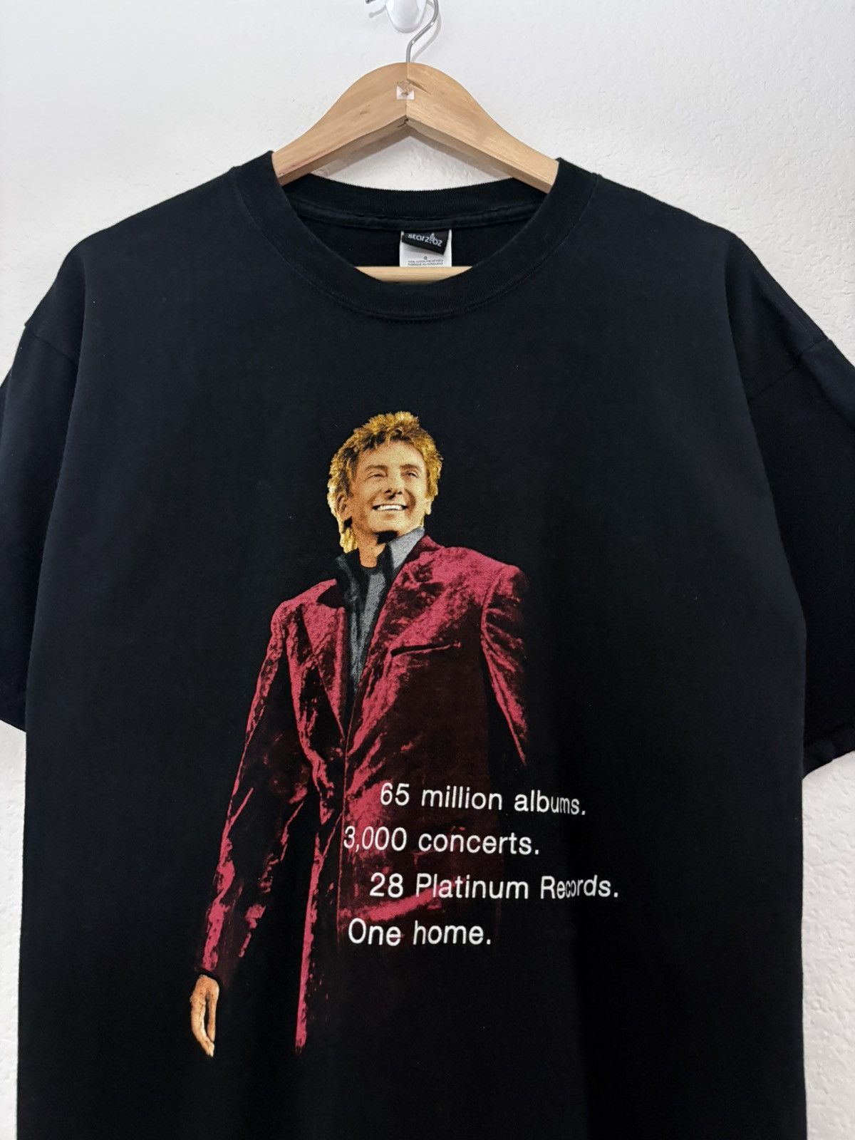 Vintage 00’s Barry Manilow Vintage Las Vegas Tee Shirt Size US L / EU 52-54 / 3 - 2 Thumbnail