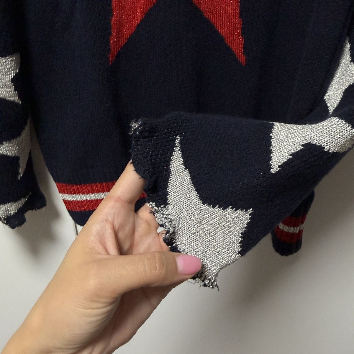 Just Cavalli Just Cavalli women's sweater with stars, vintage rare Size L / US 10 / IT 46 - 5 Thumbnail