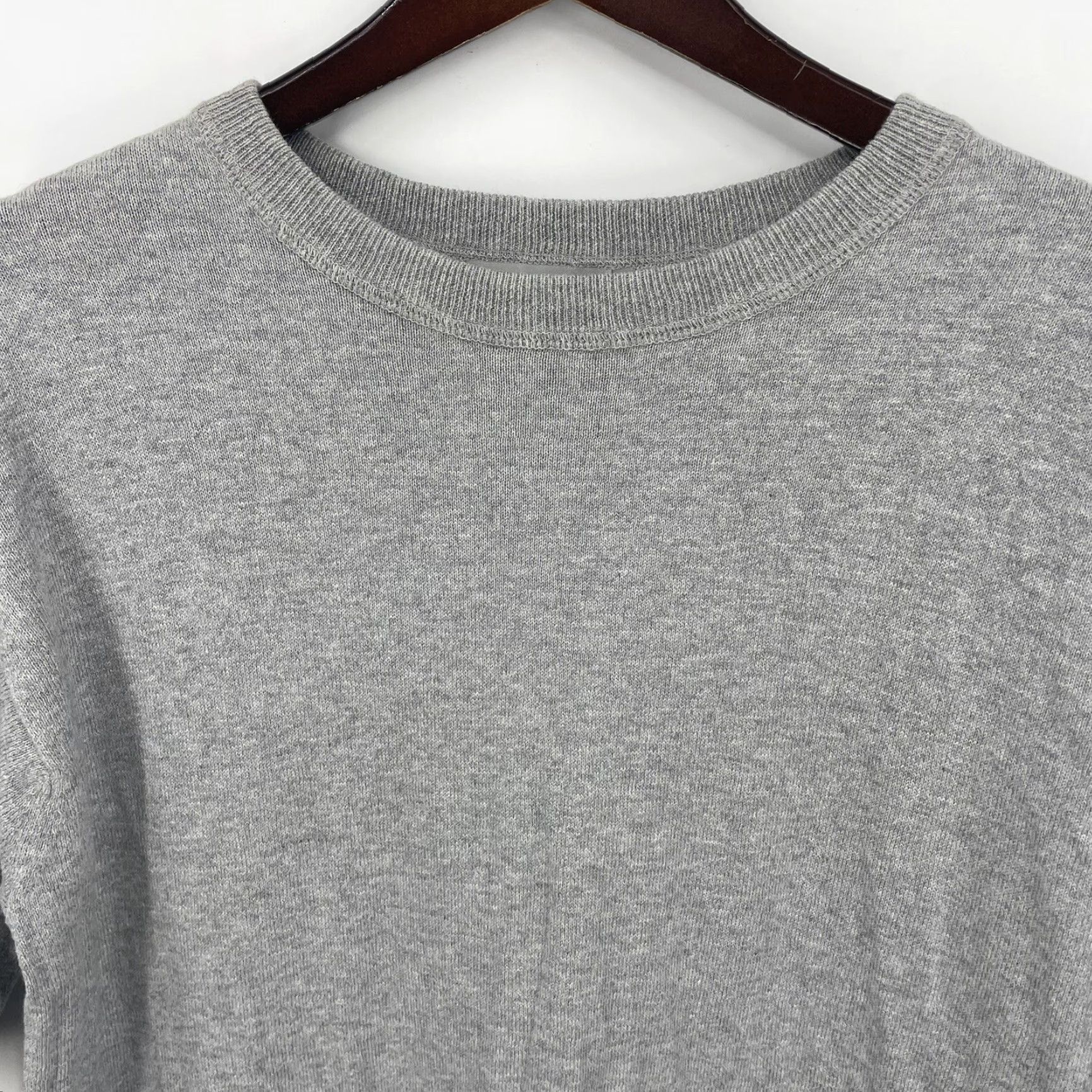 Vince Vince Sweater Dress Womens XS Gray Knit Oversized Short Sleeve Pullover Classic Designer Size XS / US 0-2 / IT 36-38 - 2 Thumbnail