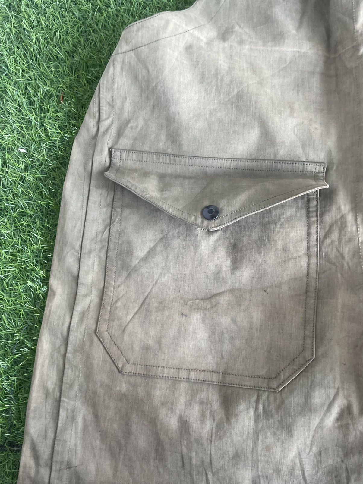 Other × Vintage VTG Men's WWII 1940s US Army Wet Weather Overalls Size US 40 / EU 56 - 5 Thumbnail