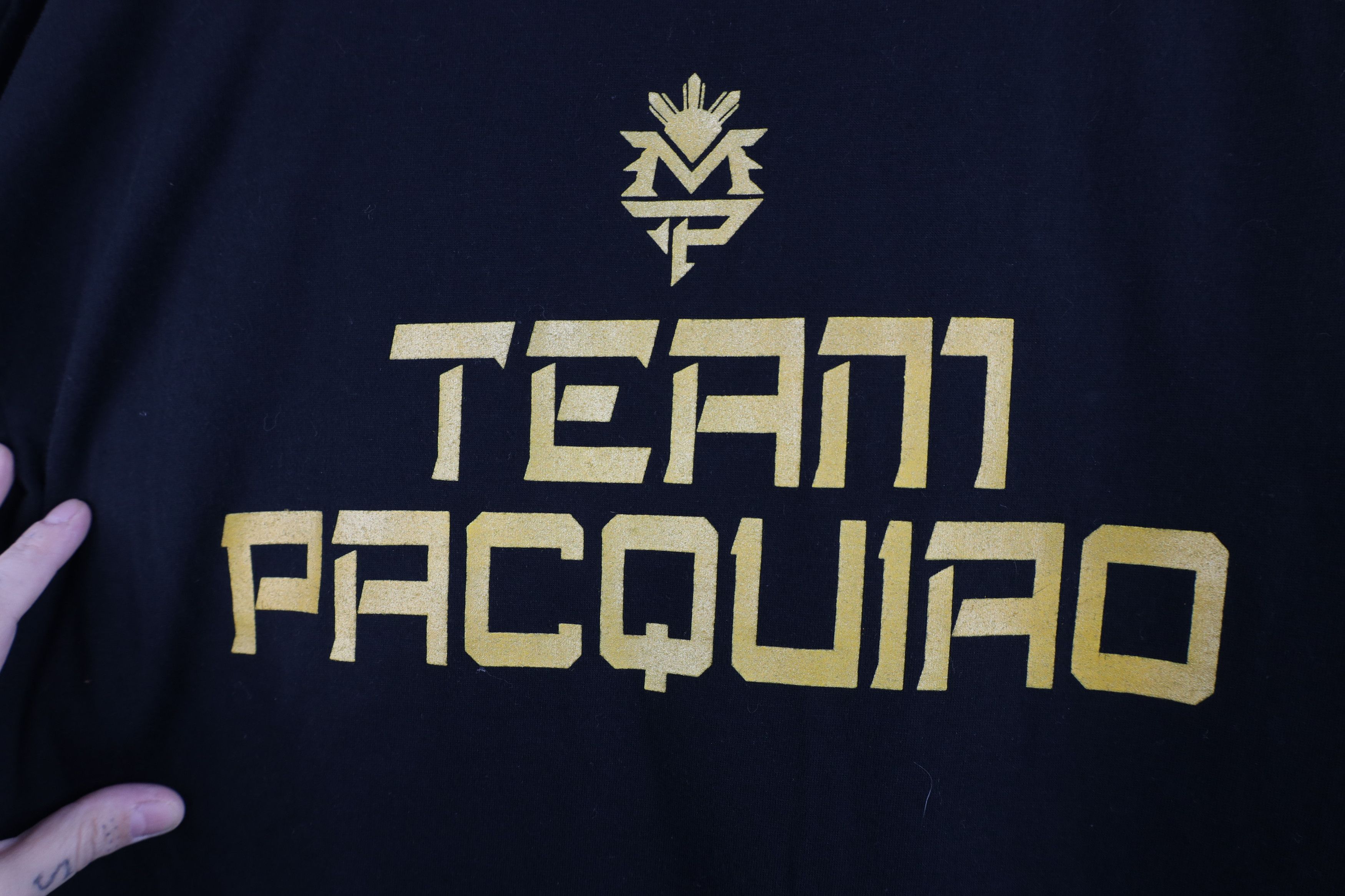 Vintage Vintage Wildcard Manny Pacquiao Boxing T-Shirt Black USA Size US L / EU 52-54 / 3 - 11 Thumbnail