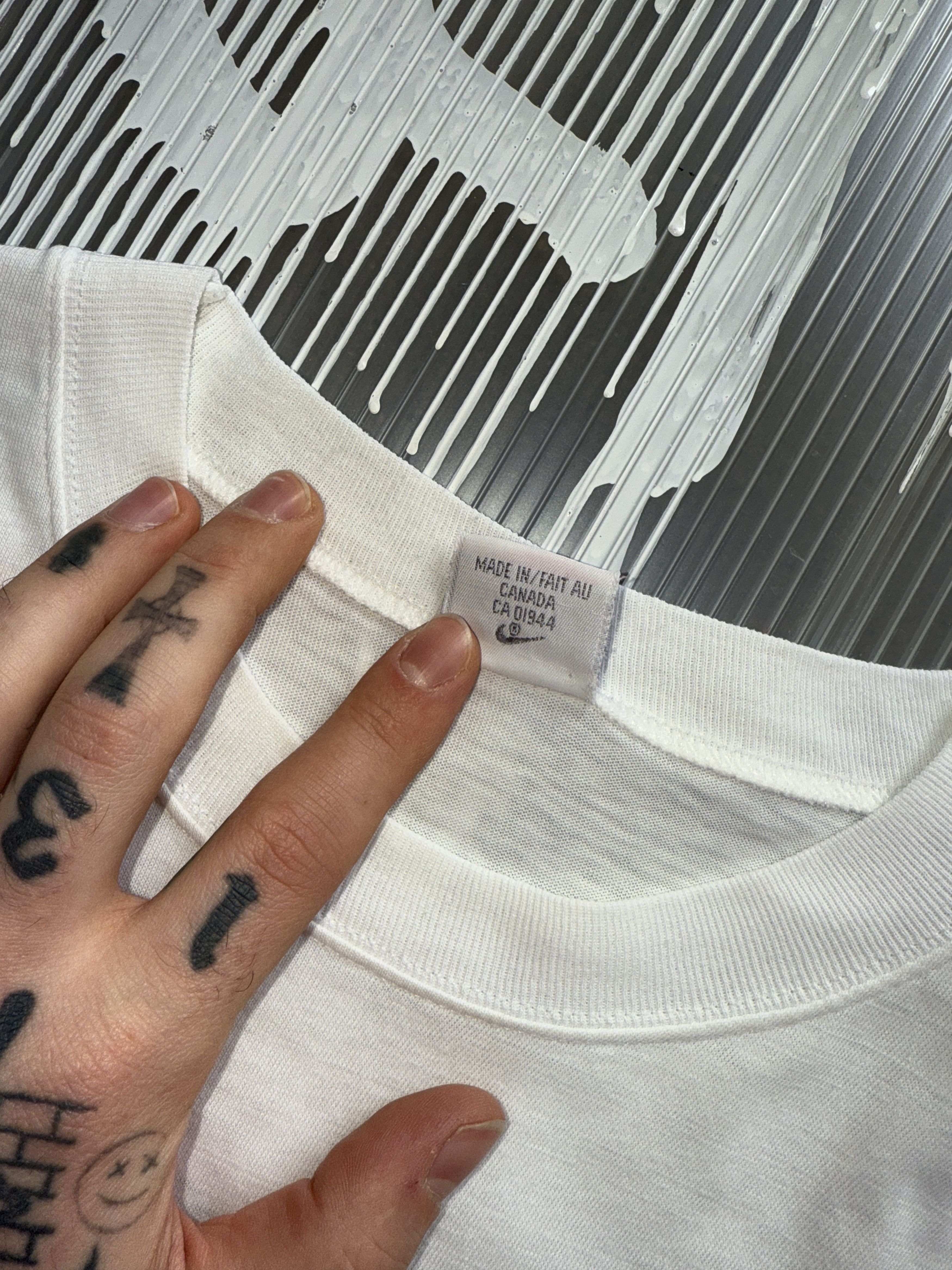 Nike × Vintage Nike 90s vintage single stitch white t-shirt - M Size US M / EU 48-50 / 2 - 5 Thumbnail