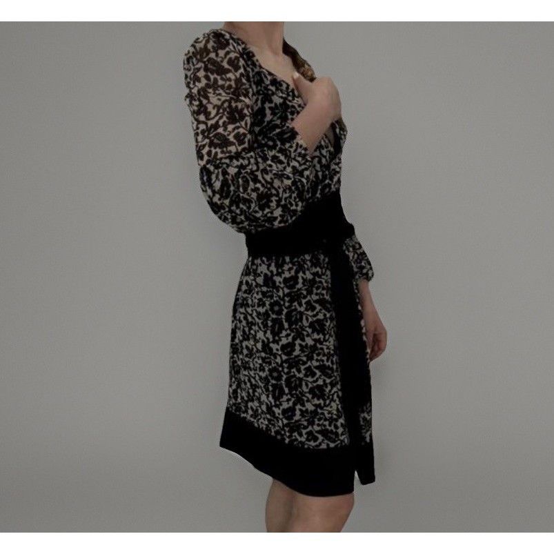 Diane von Furstenberg DIANE VON FURSTENBERG Kleid Dress 100% Silk Multicolour Size Size M / US 6-8 / IT 42-44 - 3 Thumbnail