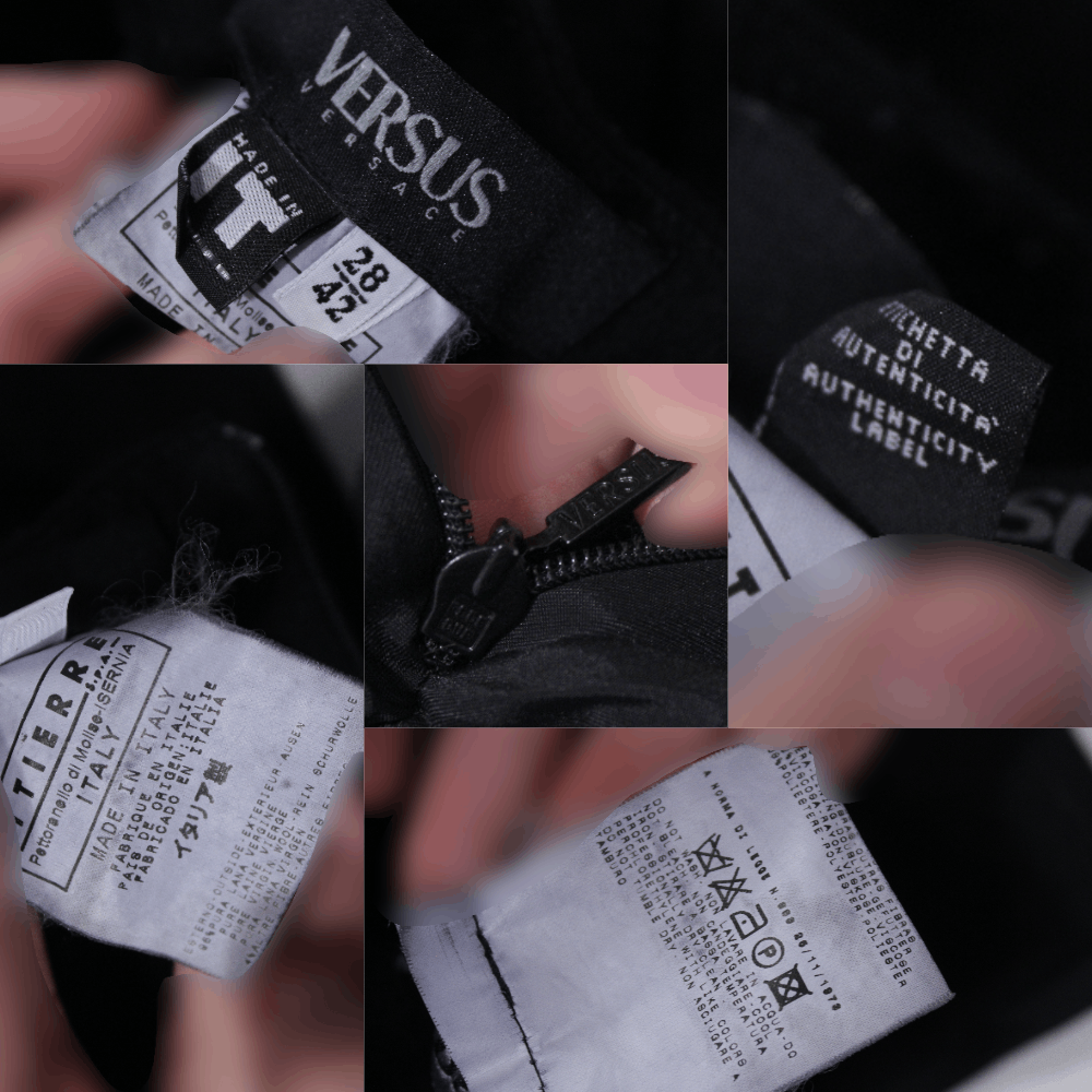 Versace Wool Skirt Vintage Size 28" / US 6 / IT 42 - 6 Thumbnail