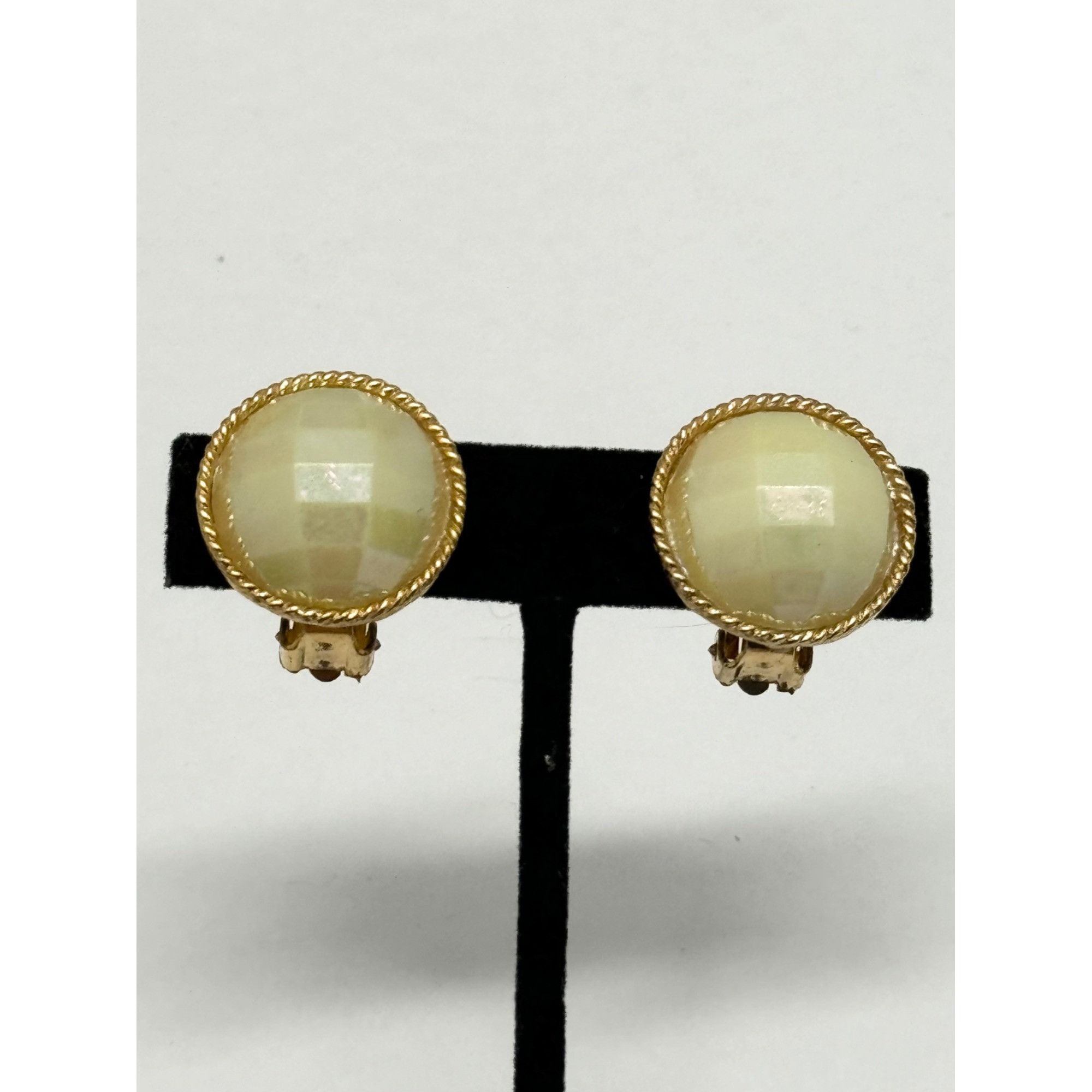 Vintage Vintage faceted rhinestone earrings Size ONE SIZE - 2 Thumbnail