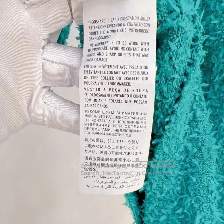 Gucci Gucci Blue Woolen Top XS. Size XS / US 0-2 / IT 36-38 - 9 Thumbnail