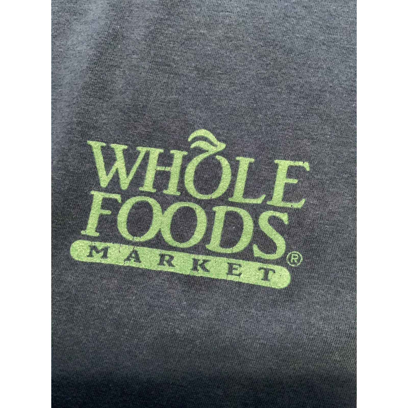 Gildan VINTAGE WholeFoods Market Rockin Since 1980 Guitar Tree Graphic T-Shirt XL Mens Navy Blue Size US XL / EU 56 / 4 - 5 Thumbnail