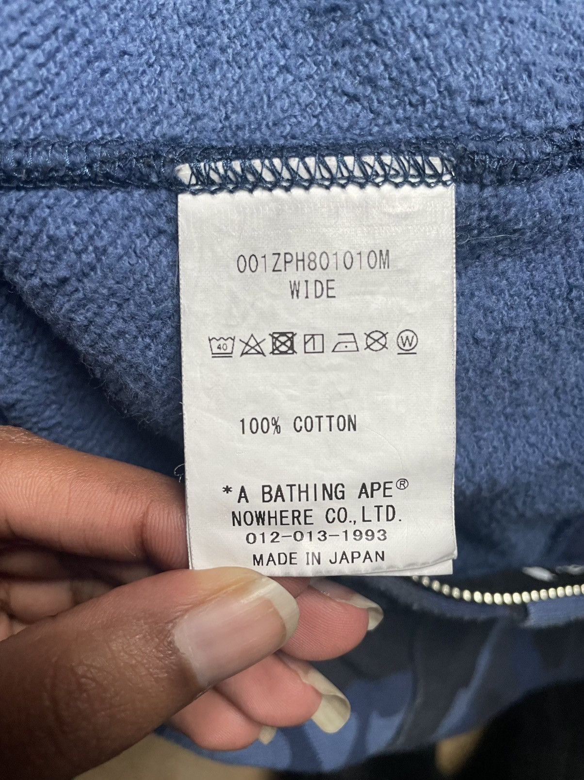 Bape BAPE Color Blue Camo Shark Wide Full Zip Double Hoodie Size US M / EU 48-50 / 2 - 7 Thumbnail