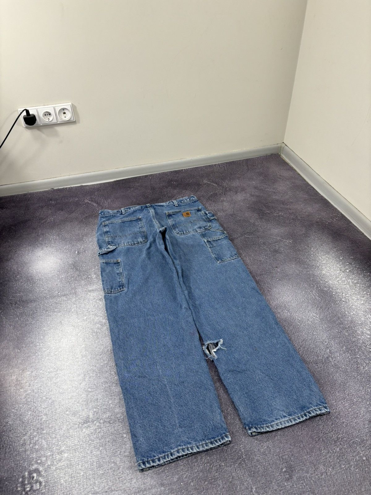 Carhartt Vintage Carhartt USA Workwear Insulated Denim Baggy Jeans Size US 36 / EU 52 - 3 Thumbnail