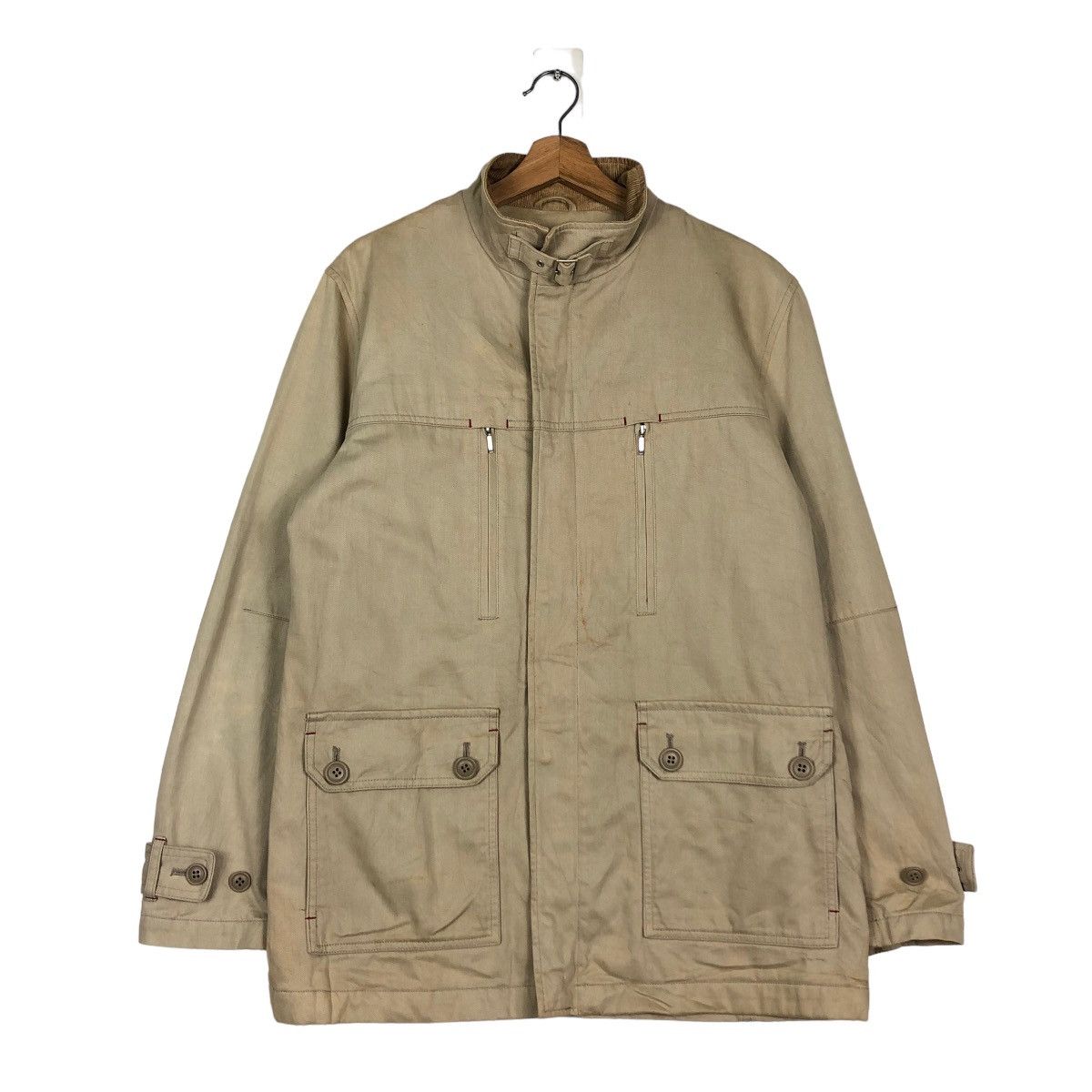 Japanese Brand × Vintage 📌VINTAGE DUCK CANVAS CHORE JACKET IXI:Z ISSEY MIYAKE Size US L / EU 52-54 / 3 - 2 Thumbnail