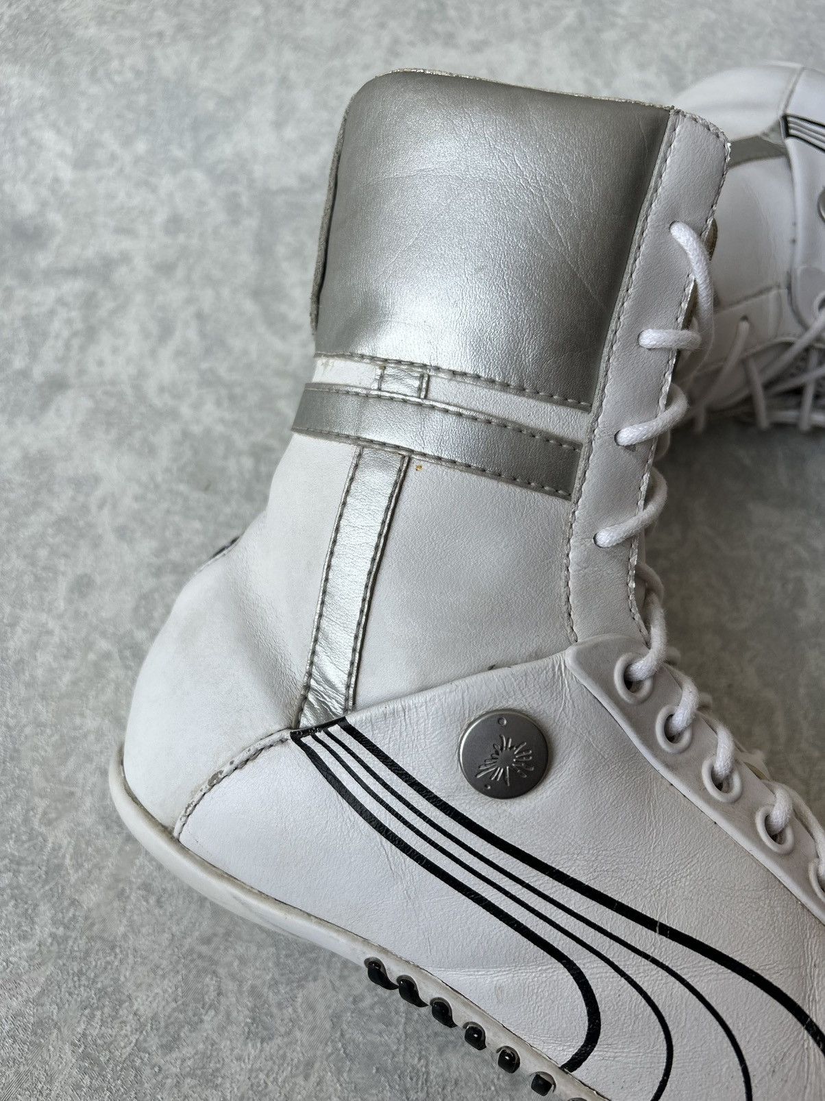 Maison MIHARA YASUHIRO × Puma Y2K Puma x Mihara Yasuhiro Leather Hi Top Sneakers Size US 5 / EU 37 - 3 Thumbnail