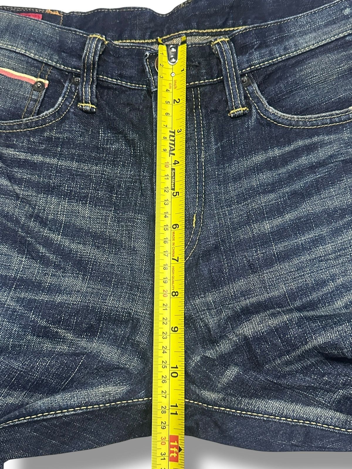 Edwin Edwin Vintage Selvedge Distressed and Painted Faded Wash Size US 33 - 13 Thumbnail