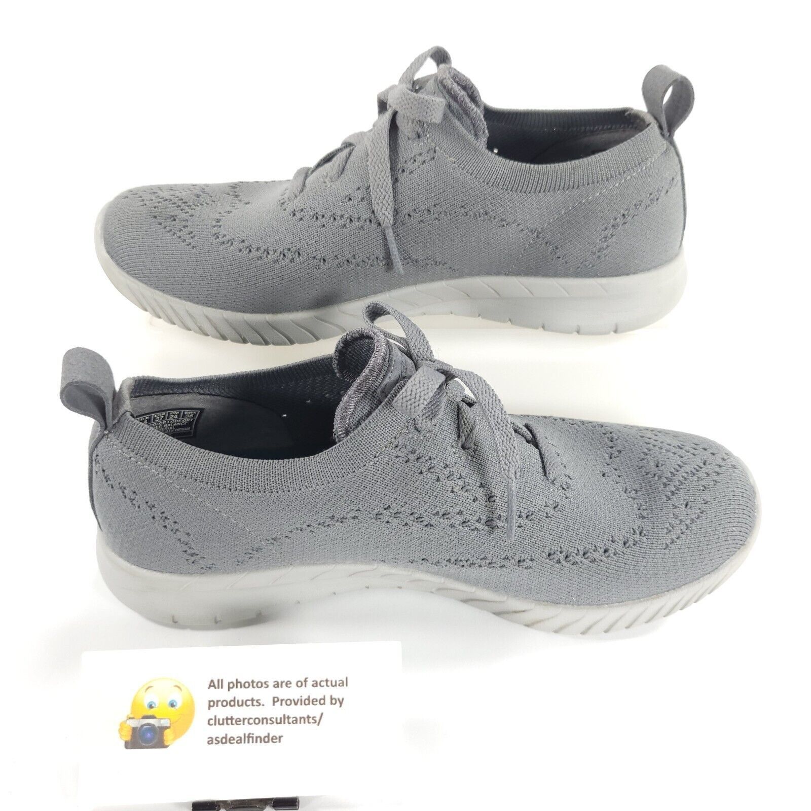 SKECHERS Skechers Wave Lite Athletic Shoe Womens Size 7 23630 Gray Size US 7 / IT 37 - 4 Thumbnail