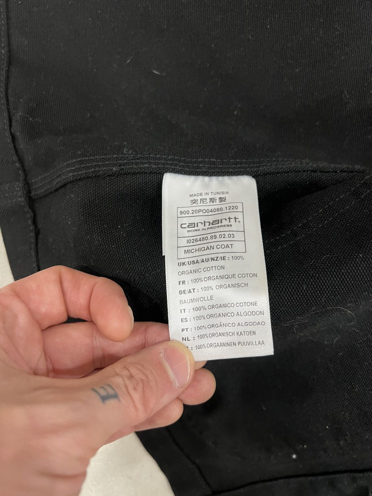 Carhartt Wip CARHARTT WORK IN PROGRESS Black Michigan Jacket Size US S / EU 44-46 / 1 - 6 Thumbnail