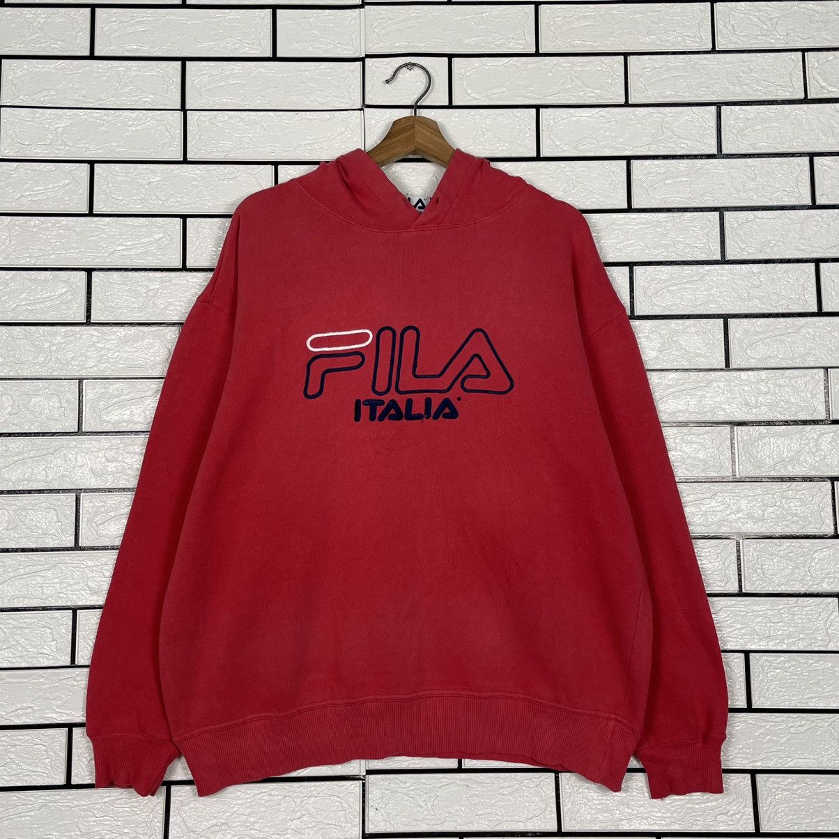 Fila Fila Big Logo Pullover Hoodie Size US M / EU 48-50 / 2 - 10 Thumbnail