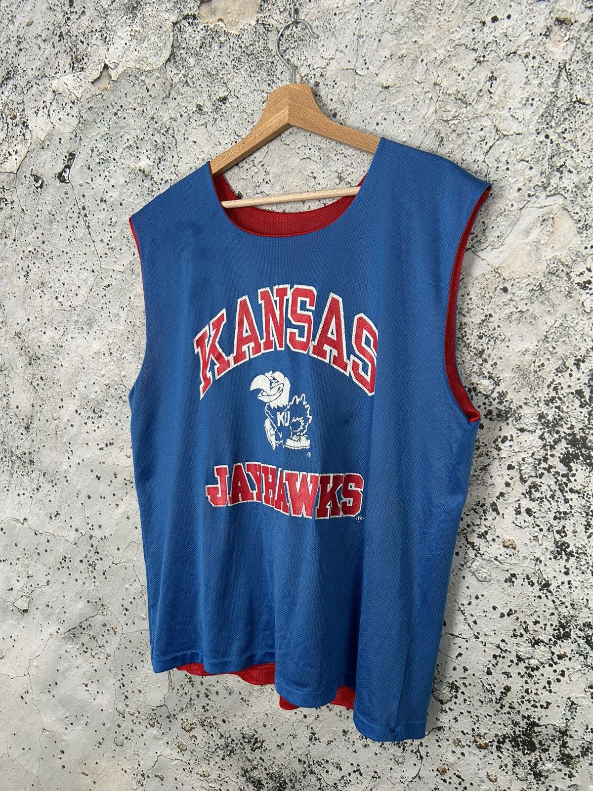 Vintage Vintage Kansas Jayhawks Basketball University Jersey Size US M / EU 48-50 / 2 - 2 Thumbnail