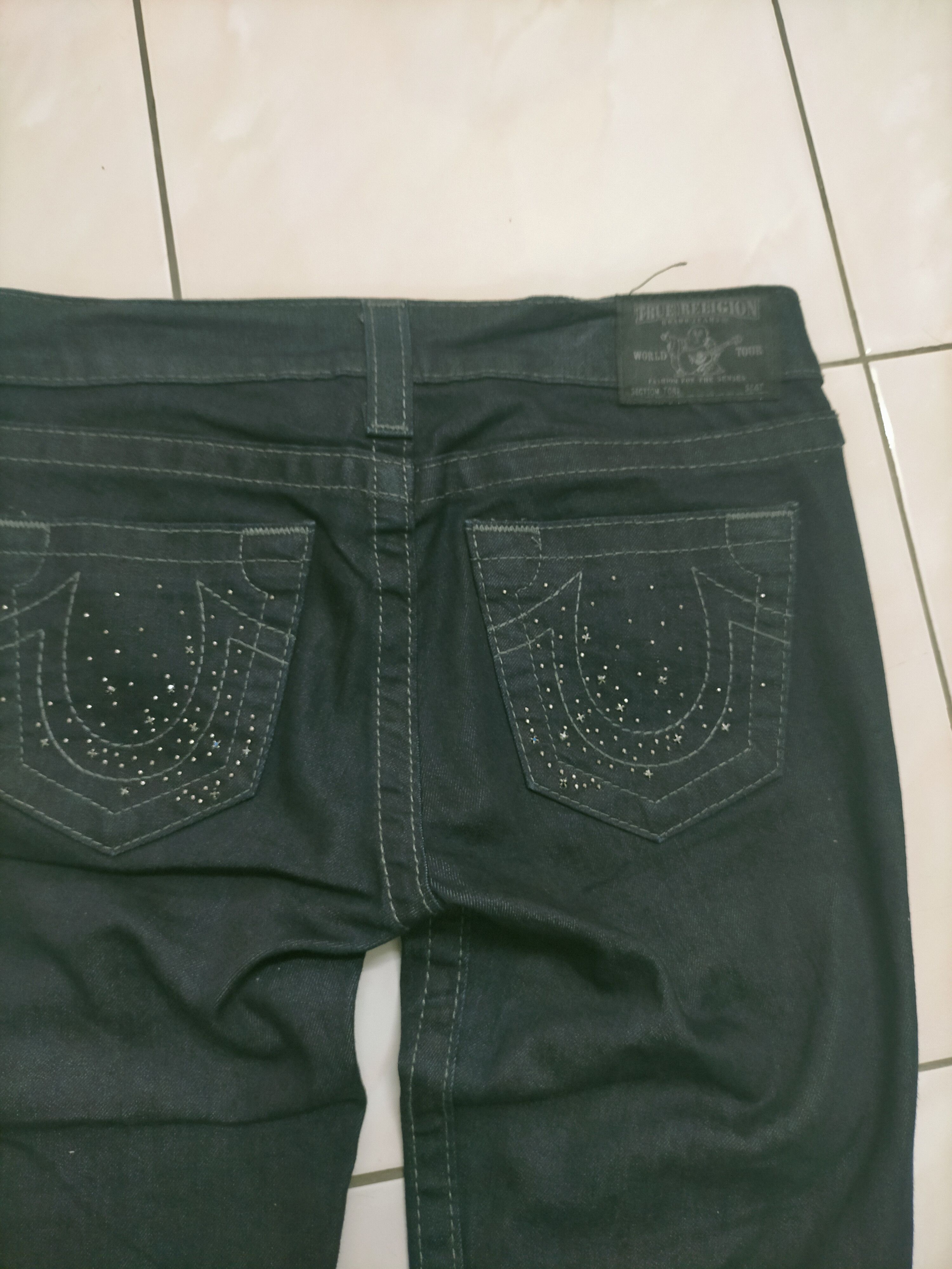 True Religion 🔥Like New True Religion Dark Blue Flare Jeans Size 27" / US 4 / IT 40 - 4 Thumbnail