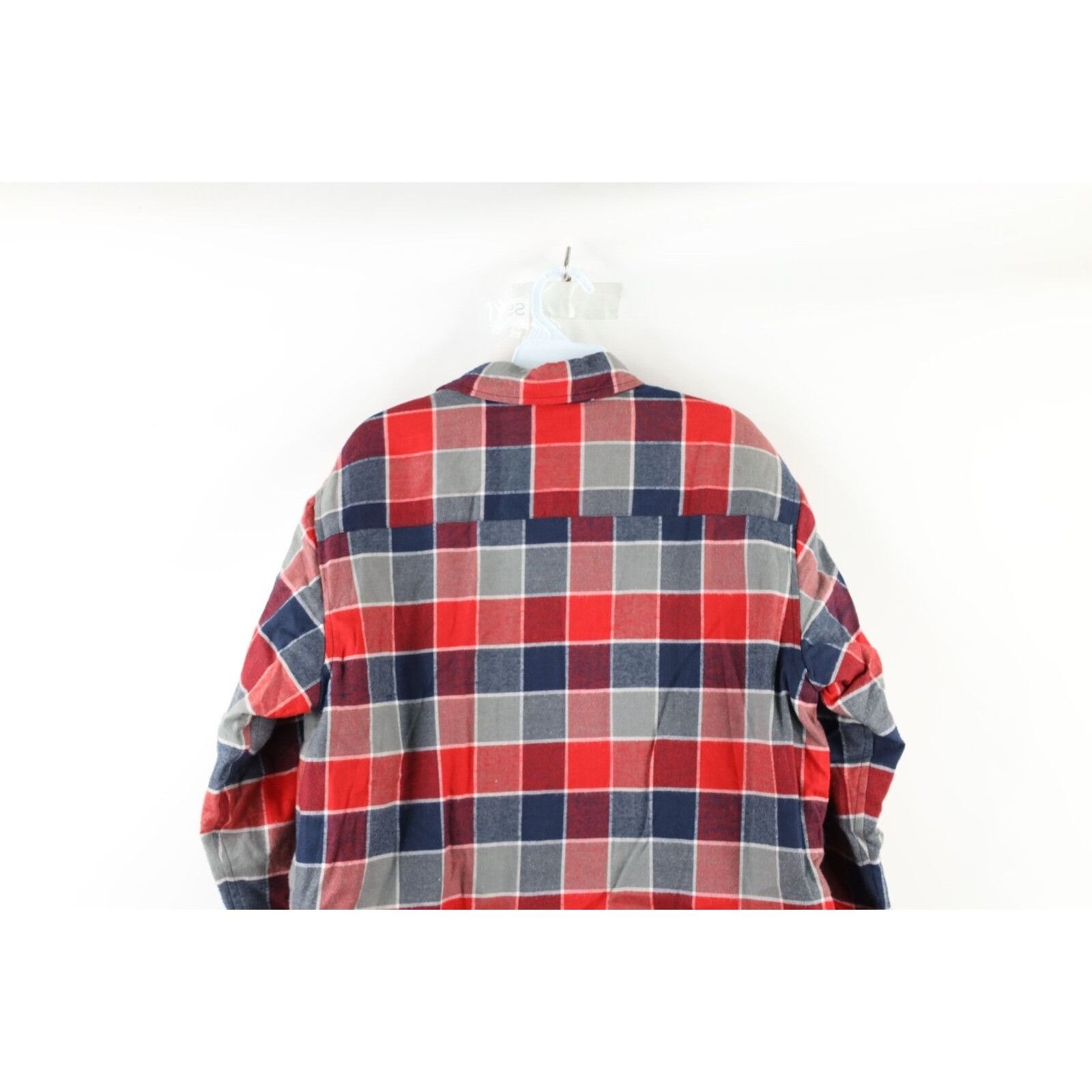 Vintage NOS Vintage 90s Streetwear Baggy Flannel Shirt Jacket Size US M / EU 48-50 / 2 - 9 Thumbnail