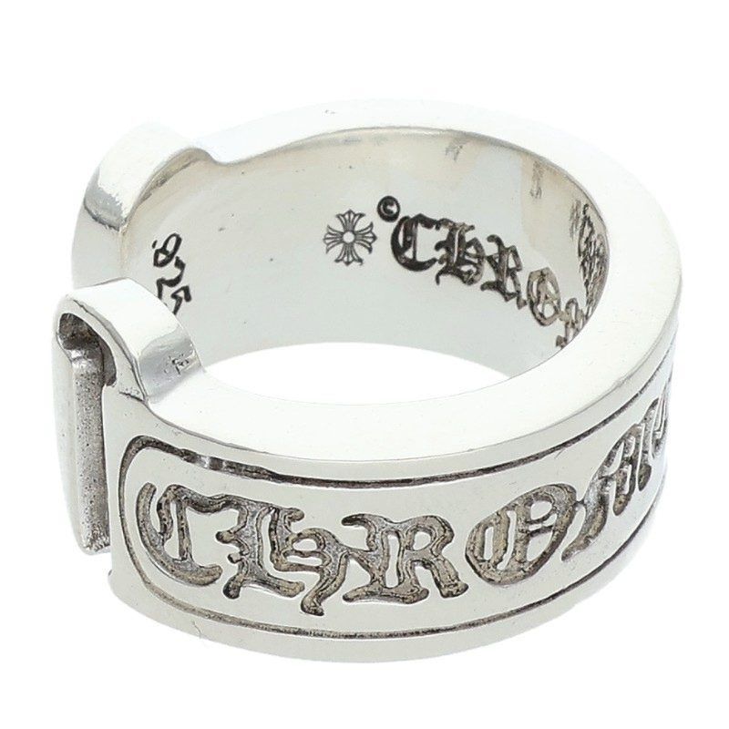 Chrome Hearts Chrome Hearts Large Scroll Label Silver Ring Size ONE SIZE - 5 Thumbnail