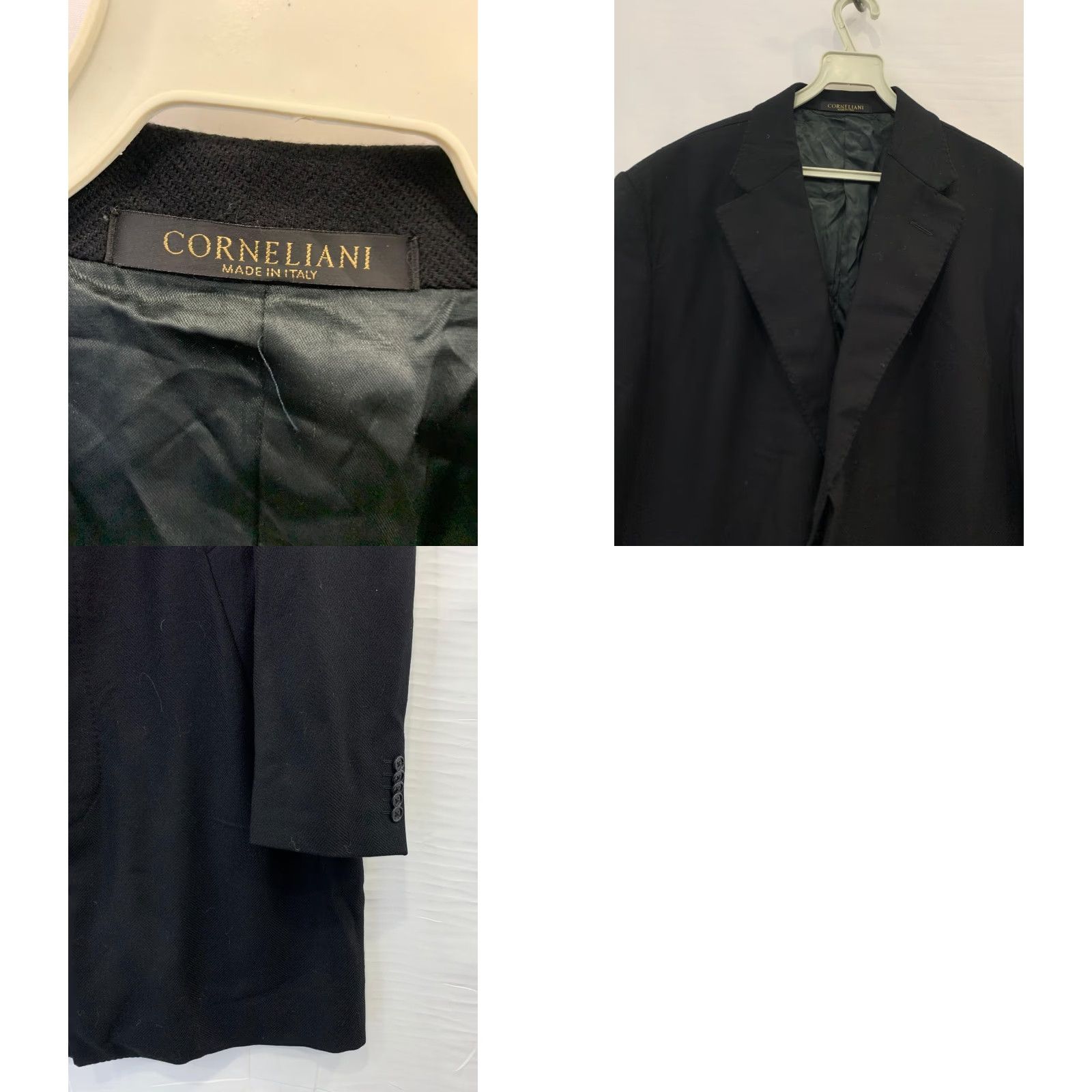 Corneliani Corneliani Overcoat Men XL Black Virgin Wool Italy Made Carnivali Size US XL / EU 56 / 4 - 8 Thumbnail