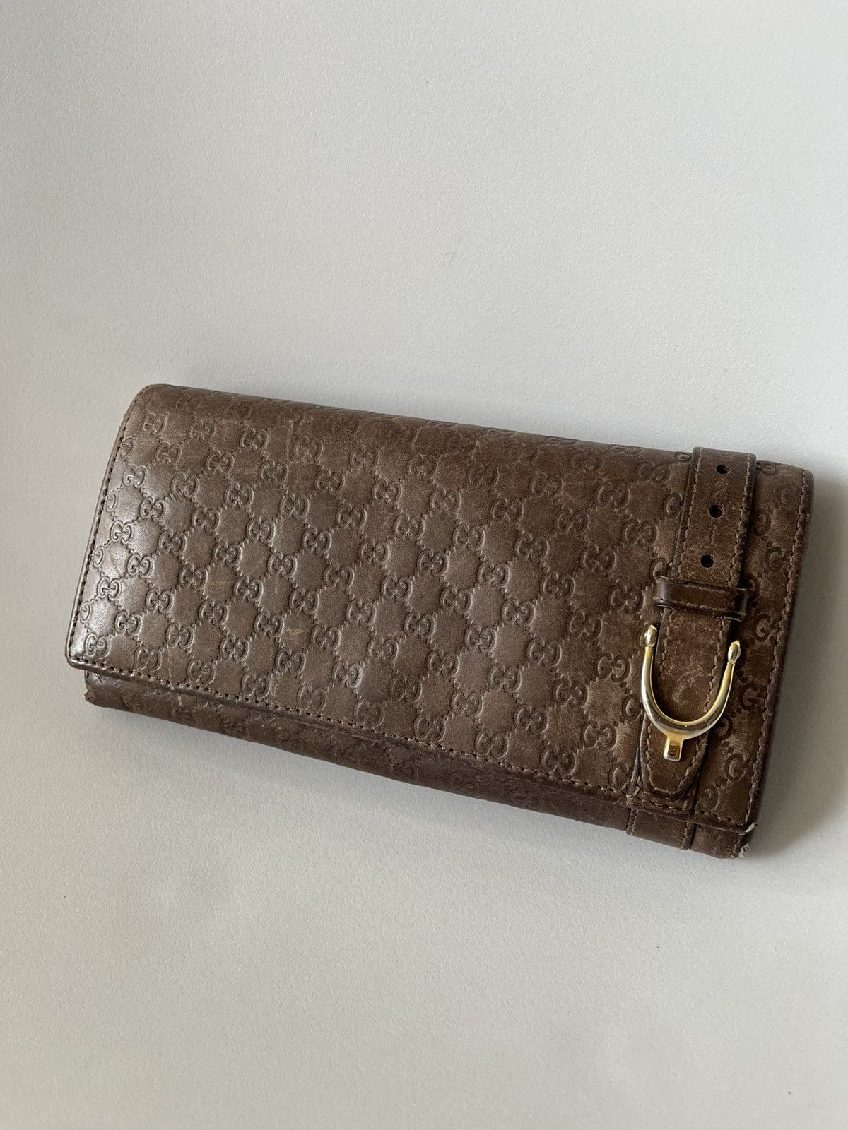 Gucci Gucci Micro Guccissima Leather Wallet Size ONE SIZE - 1 Thumbnail
