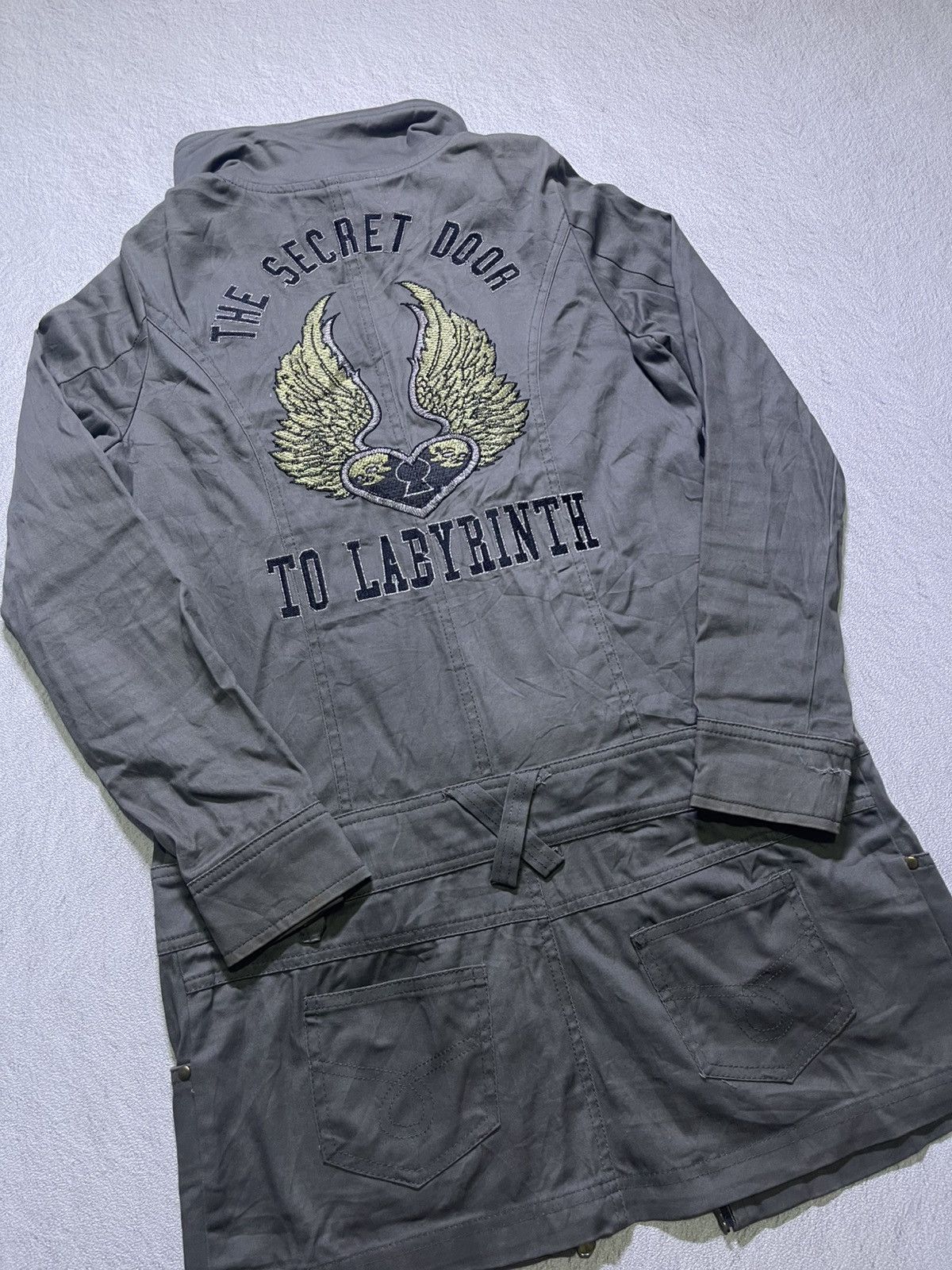 Japanese Brand VINTAGE Y2K THE SECAET DOOR parka jacket Size US S / EU 44-46 / 1 - 6 Thumbnail