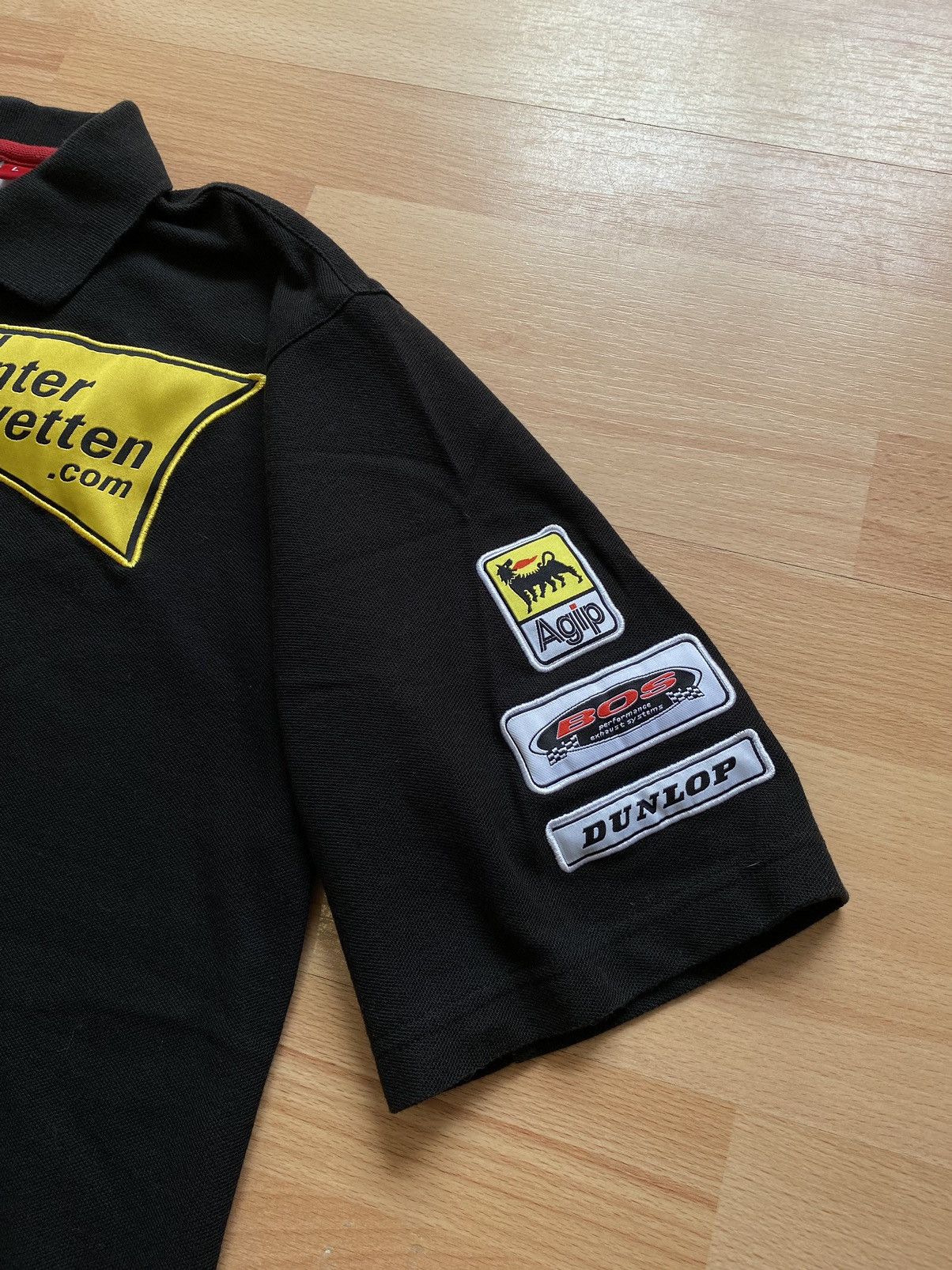 Other Aprilia Grand Prix Moto GP Caffe Latte Team Agip Polo TShirt Size US L / EU 52-54 / 3 - 5 Thumbnail