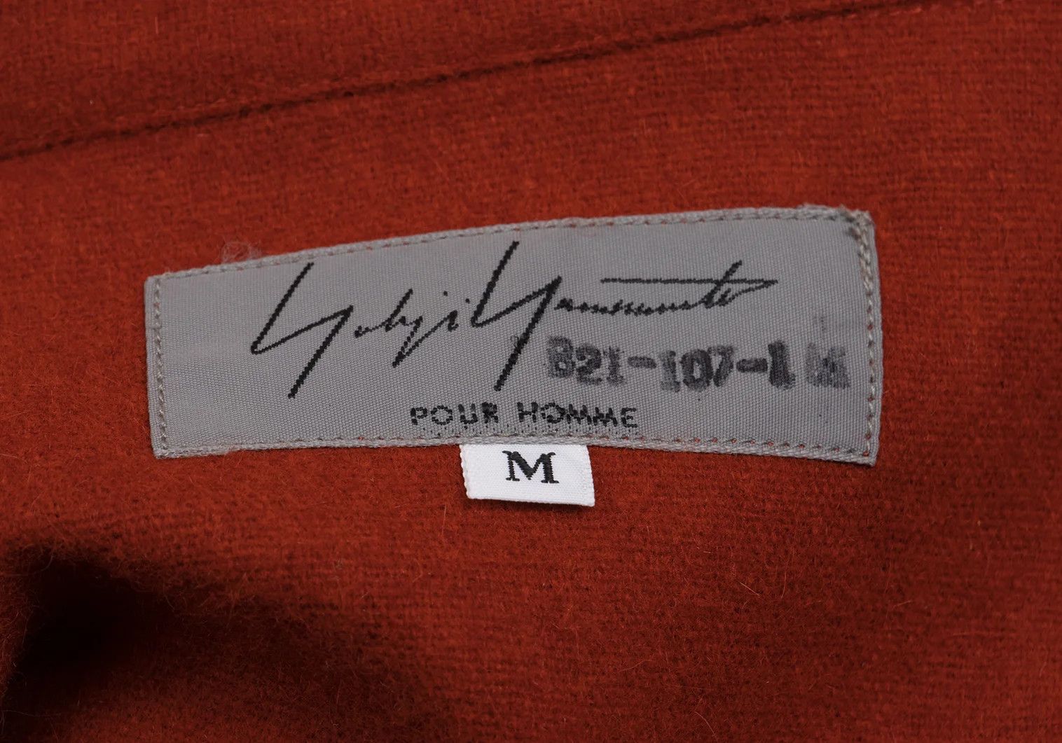 Yohji Yamamoto Yohji Yamamoto Flannel Open Collar Shirt Size US L / EU 52-54 / 3 - 13 Thumbnail