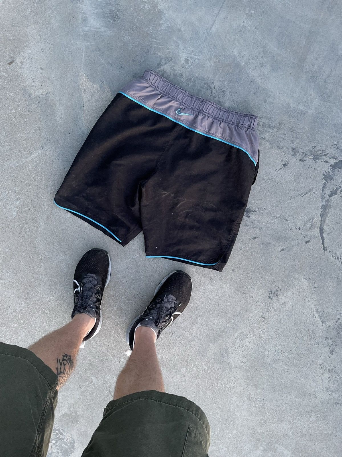 Nike × Vintage Nike Embroidered Y2K Vintage baggy Shorts Size US 32 / EU 48 - 4 Thumbnail