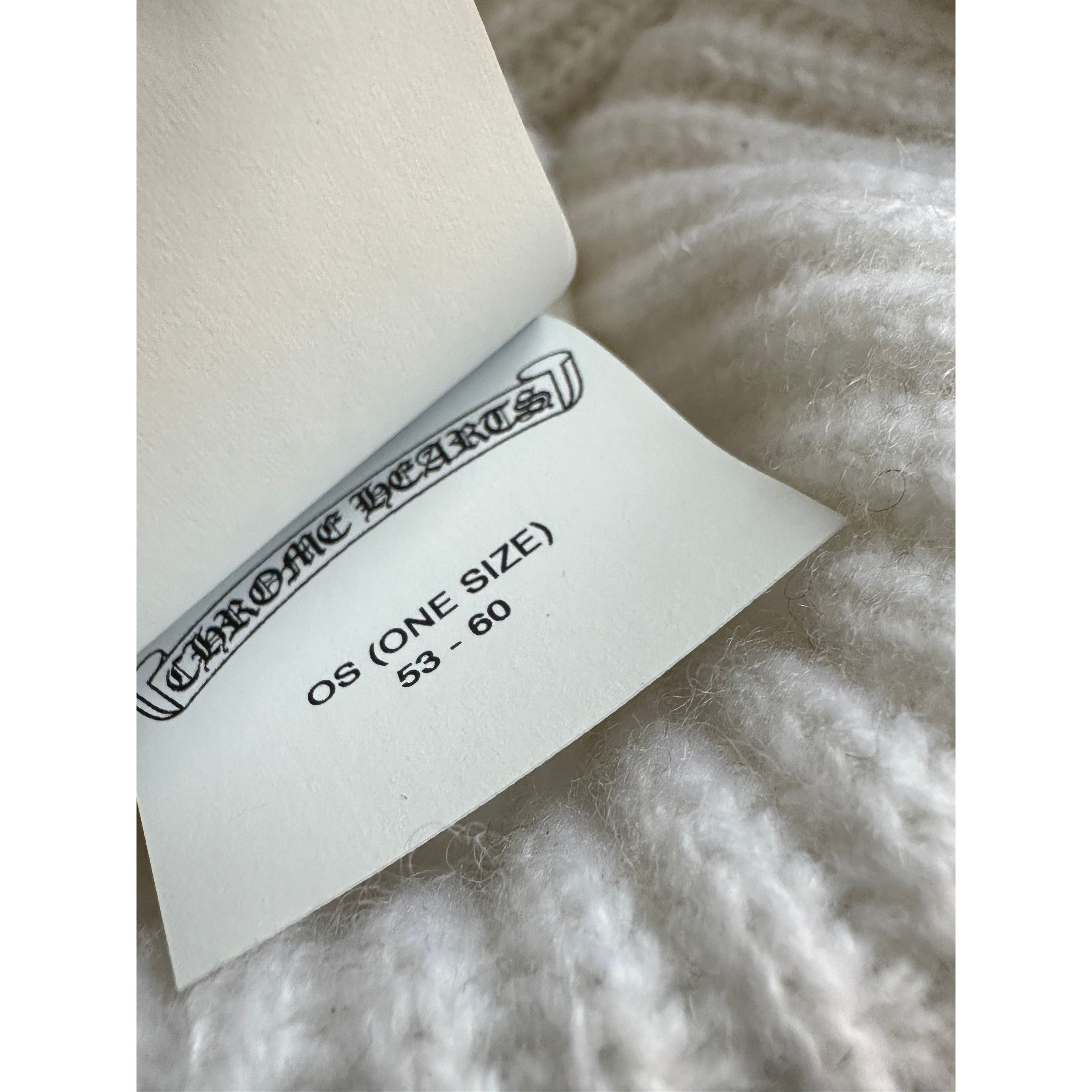 Chrome Hearts CHROME HEARTS BIG DADDY BEANIE NYC WHITE Size ONE SIZE - 4 Thumbnail