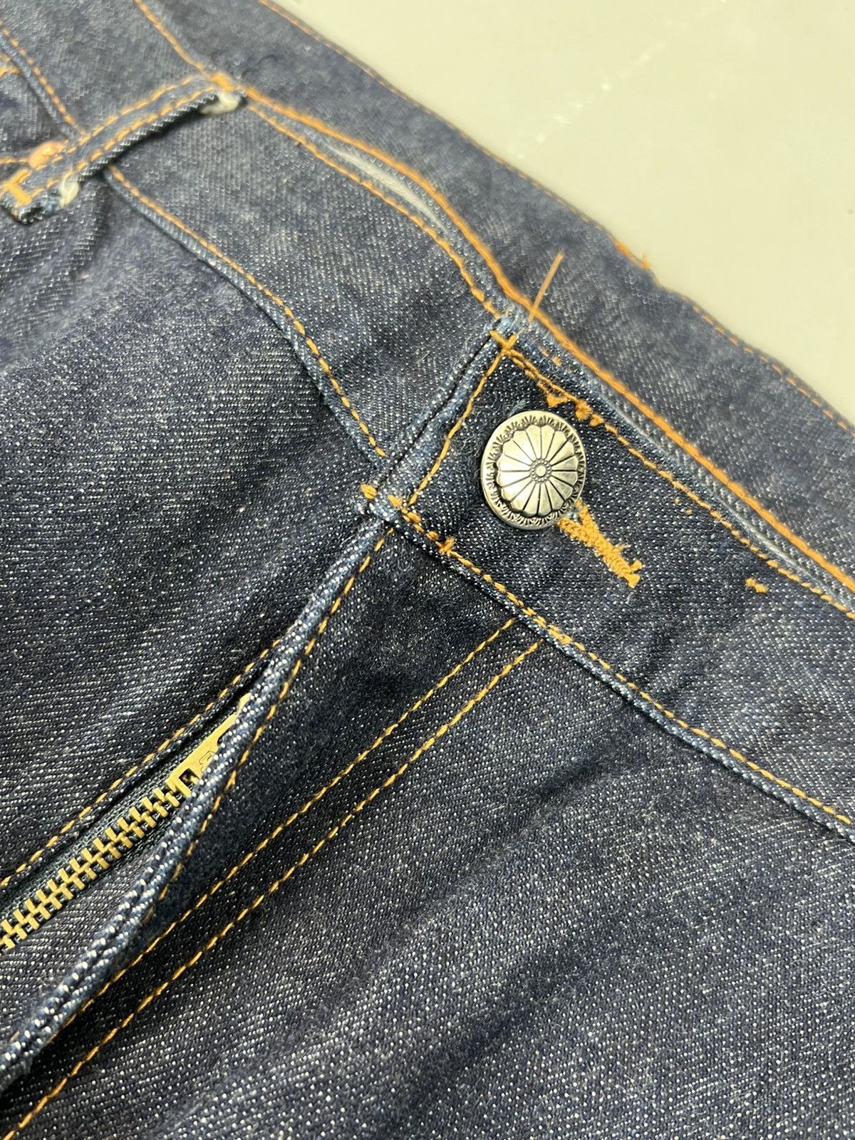 Japanese Brand Vintage Japanese brand salvage fish embroidered denim Size US 40 / EU 56 - 7 Thumbnail